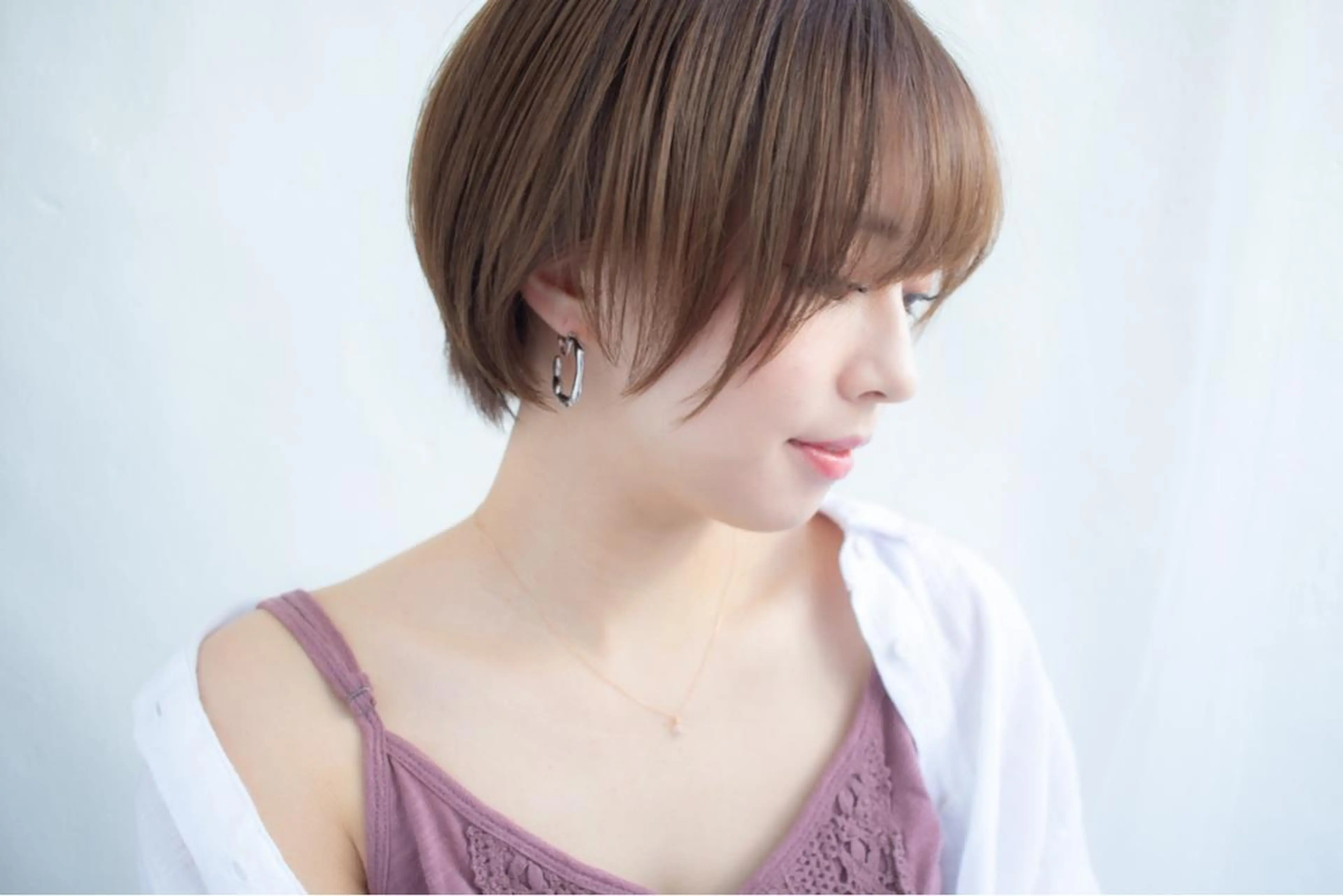 ショート ヘアカラー トリートメント ヘアセット Rico OFFICIALのヘアスタイル