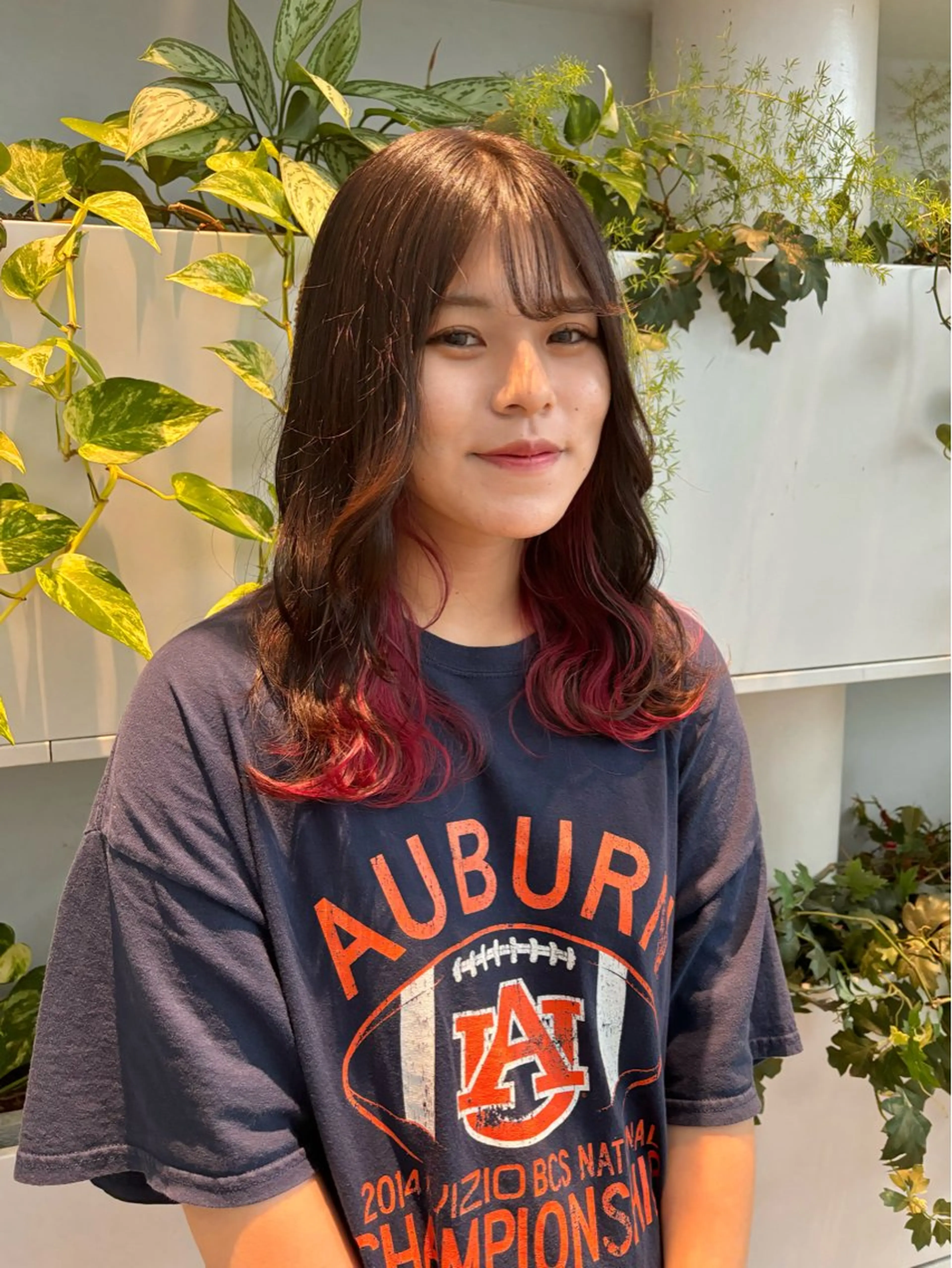 セミロング カラー ピンクカラー くさかみさき🌼暖色 /耳つぼ/オタク🌼のヘアスタイル