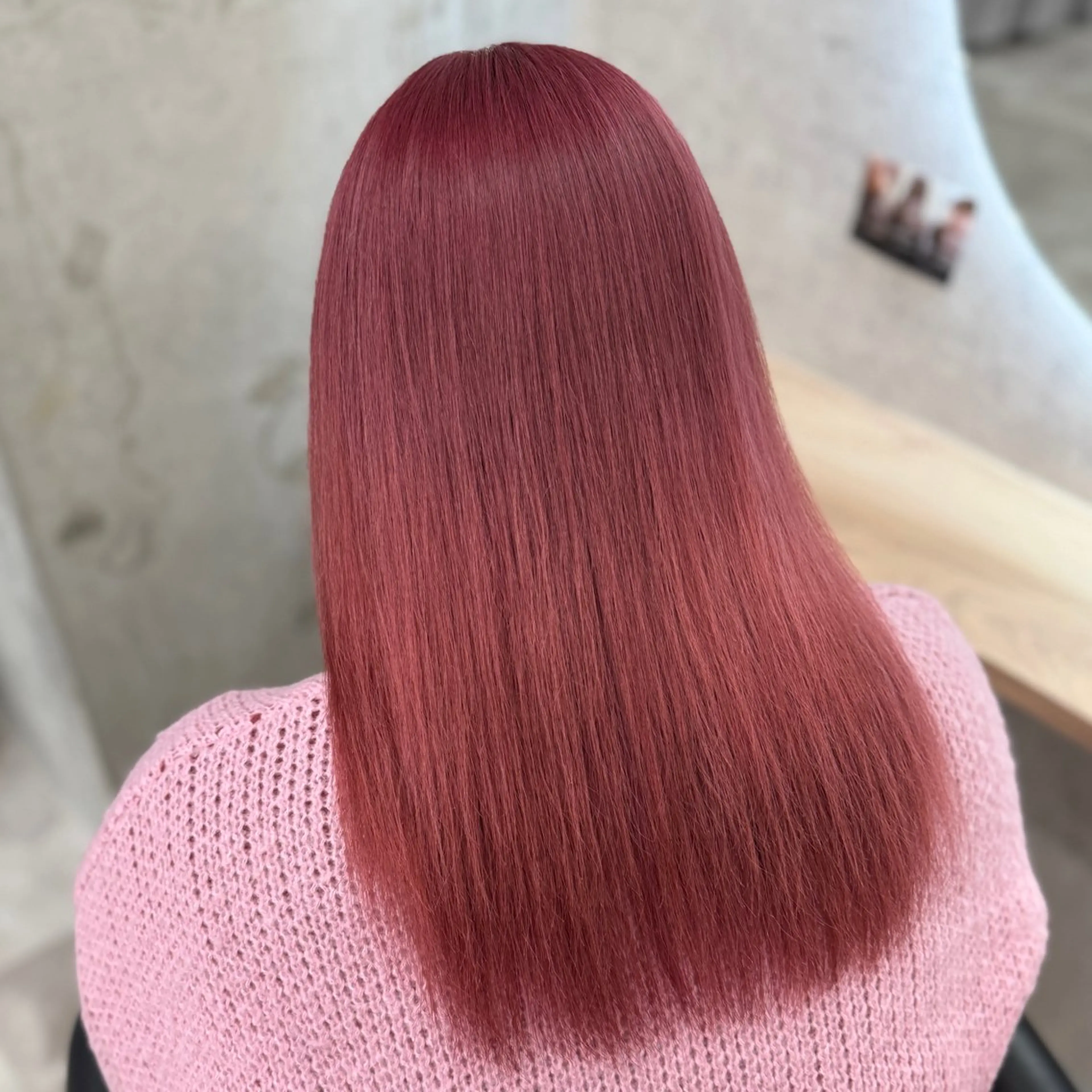 セミロング ヘアカラー ほの/ブリーチモデル 🎀/艶カラー‎のヘアスタイル