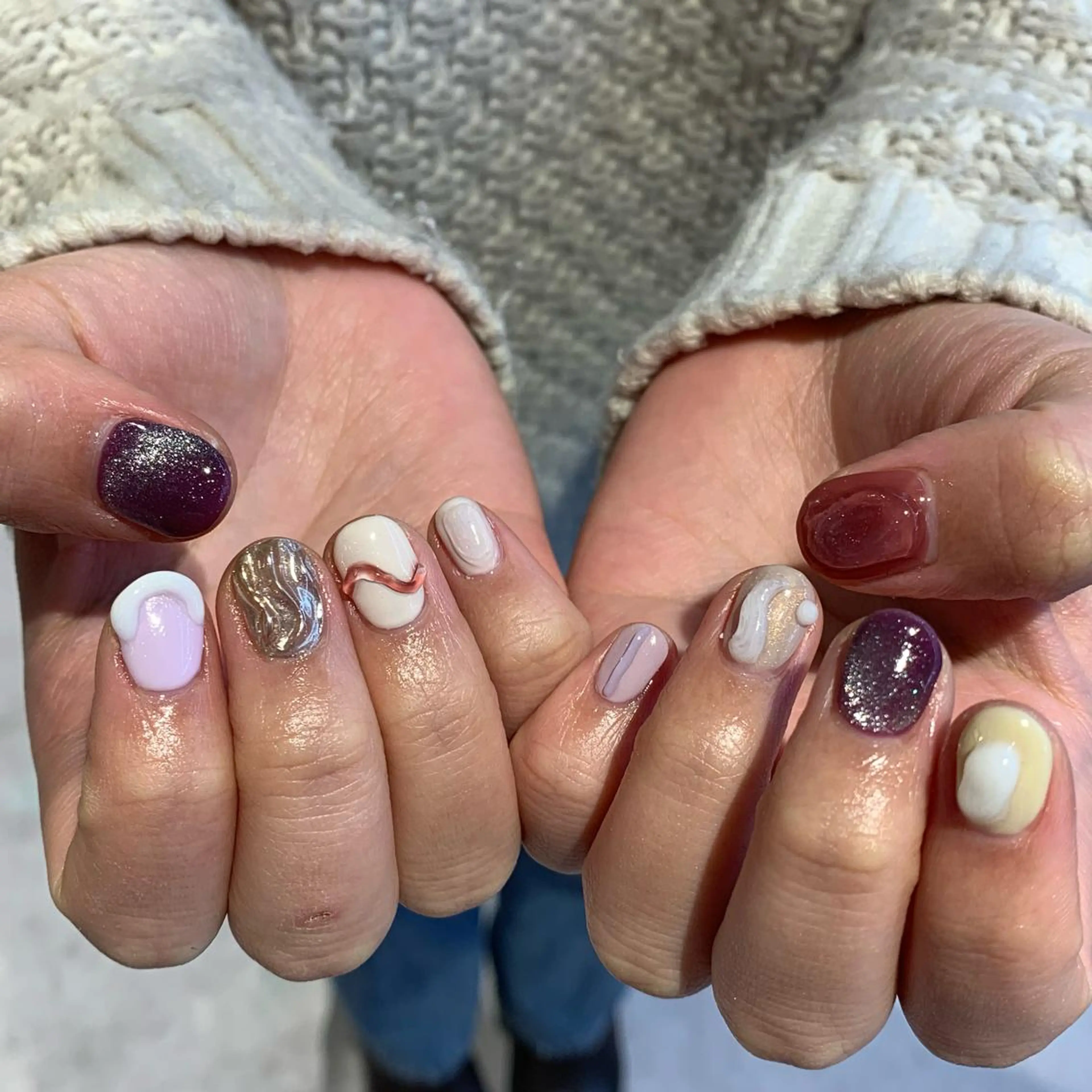 ネイル マキノ ユイのネイルデザイン