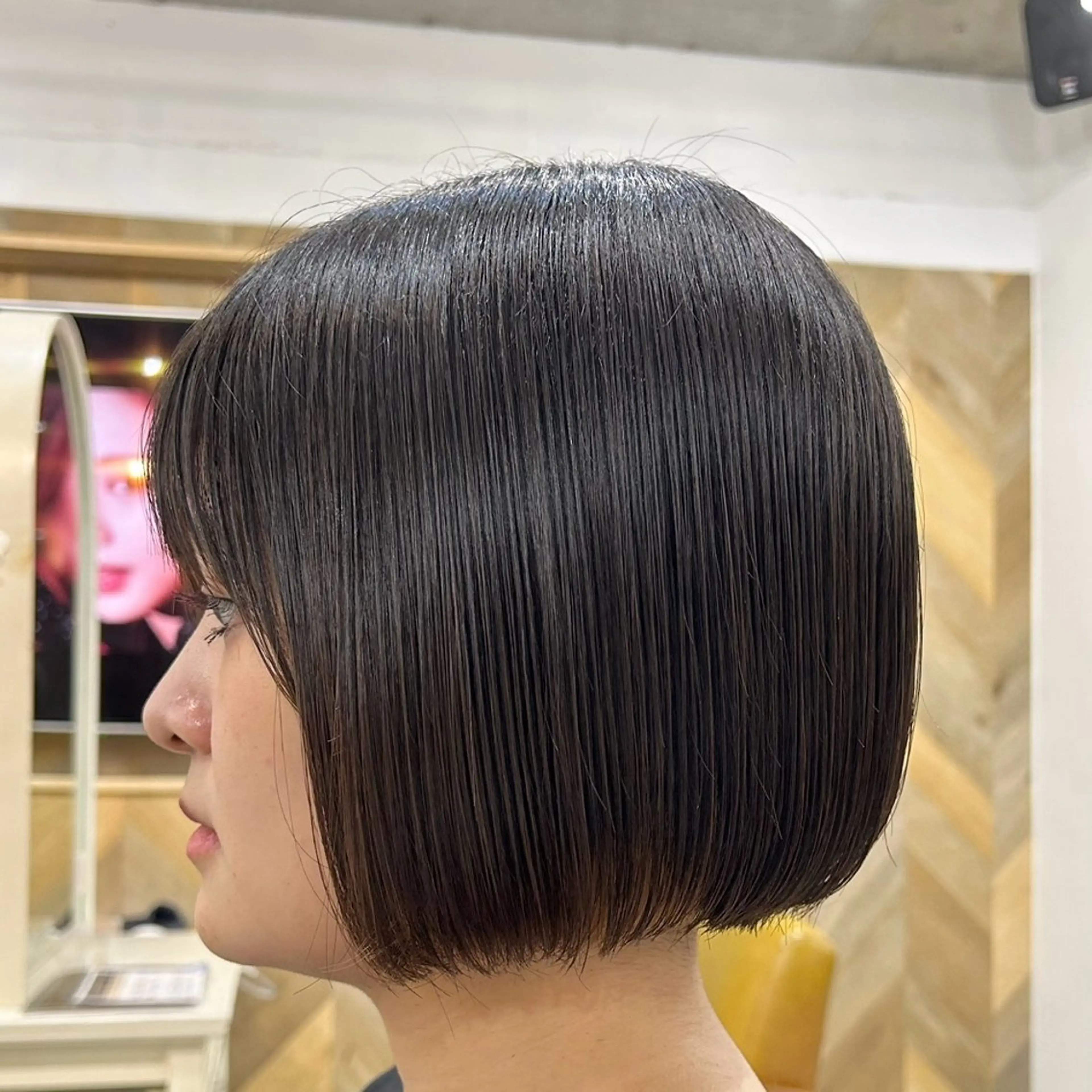 ショート ボブ 顔まわりカット/ボブ /🧁とーこ🧁のヘアスタイル