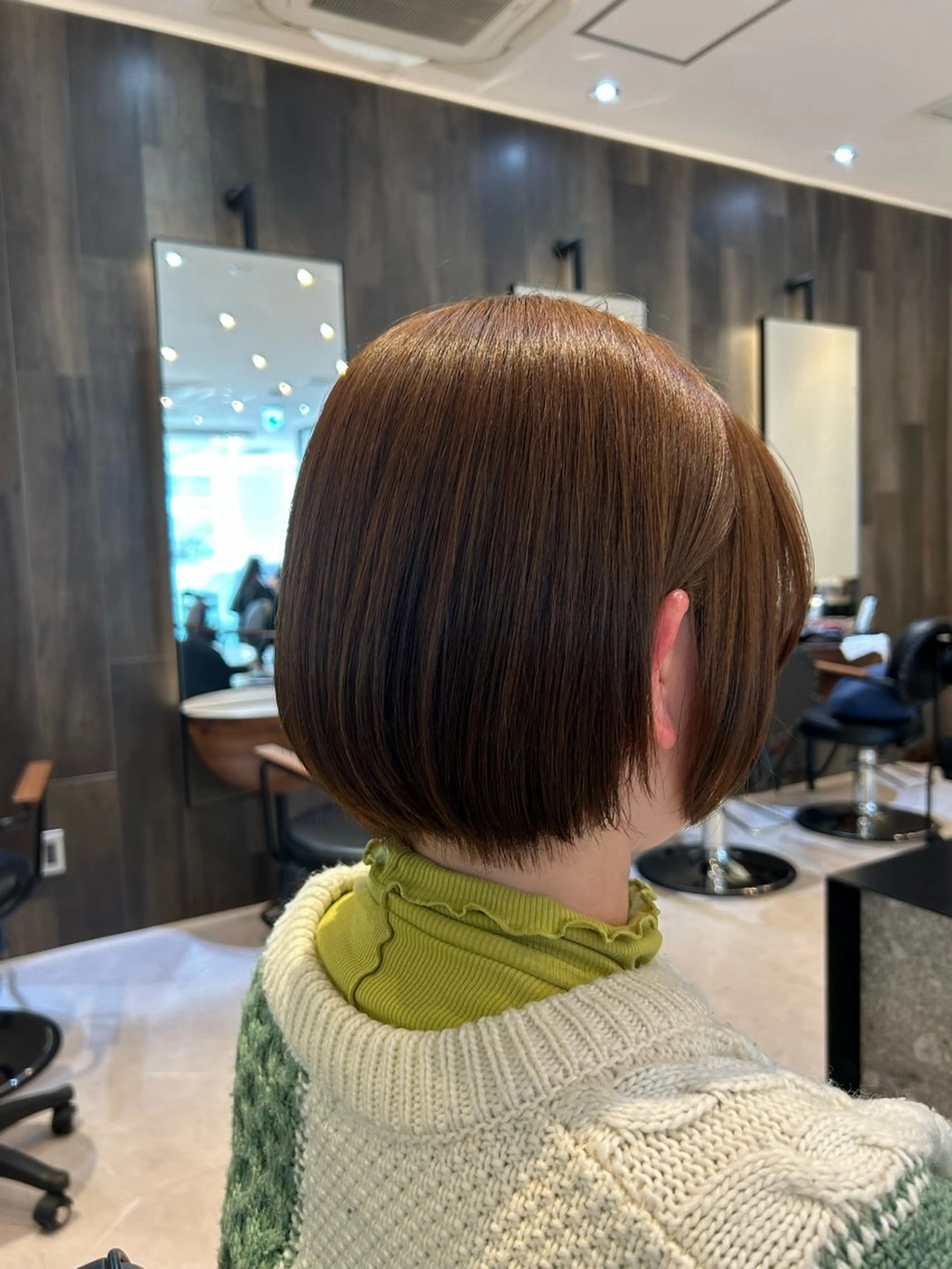 ショート カラー ショートボブ ボブ ショートヘア カット ヘアカラー トリートメント 縮毛矯正/カット/ 韓国ヘア/蛯原🍤のヘアスタイル