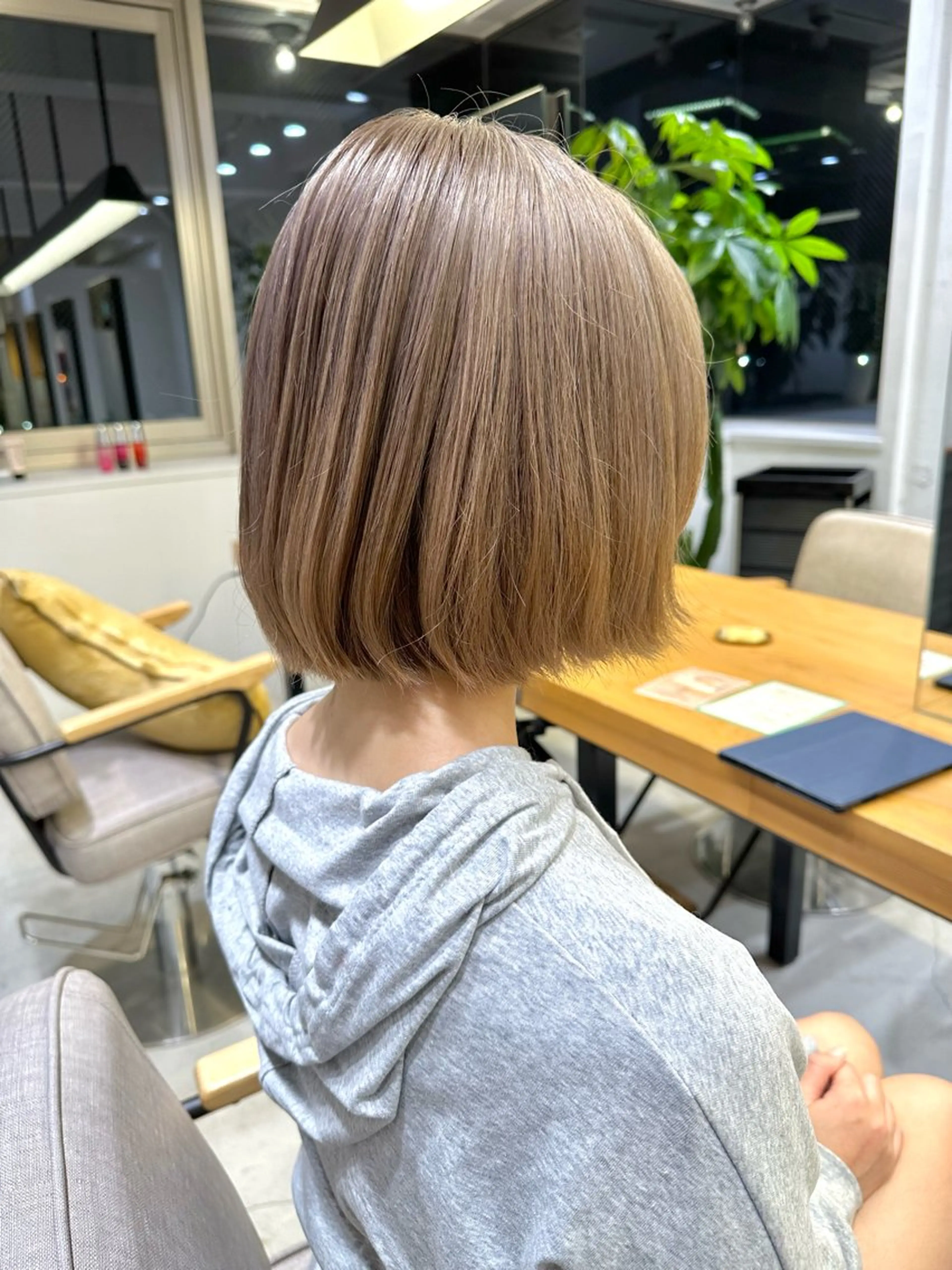 ショート カット ヘアカラー トリートメント 上野湧太 髪質改善/艶カラーのヘアスタイル