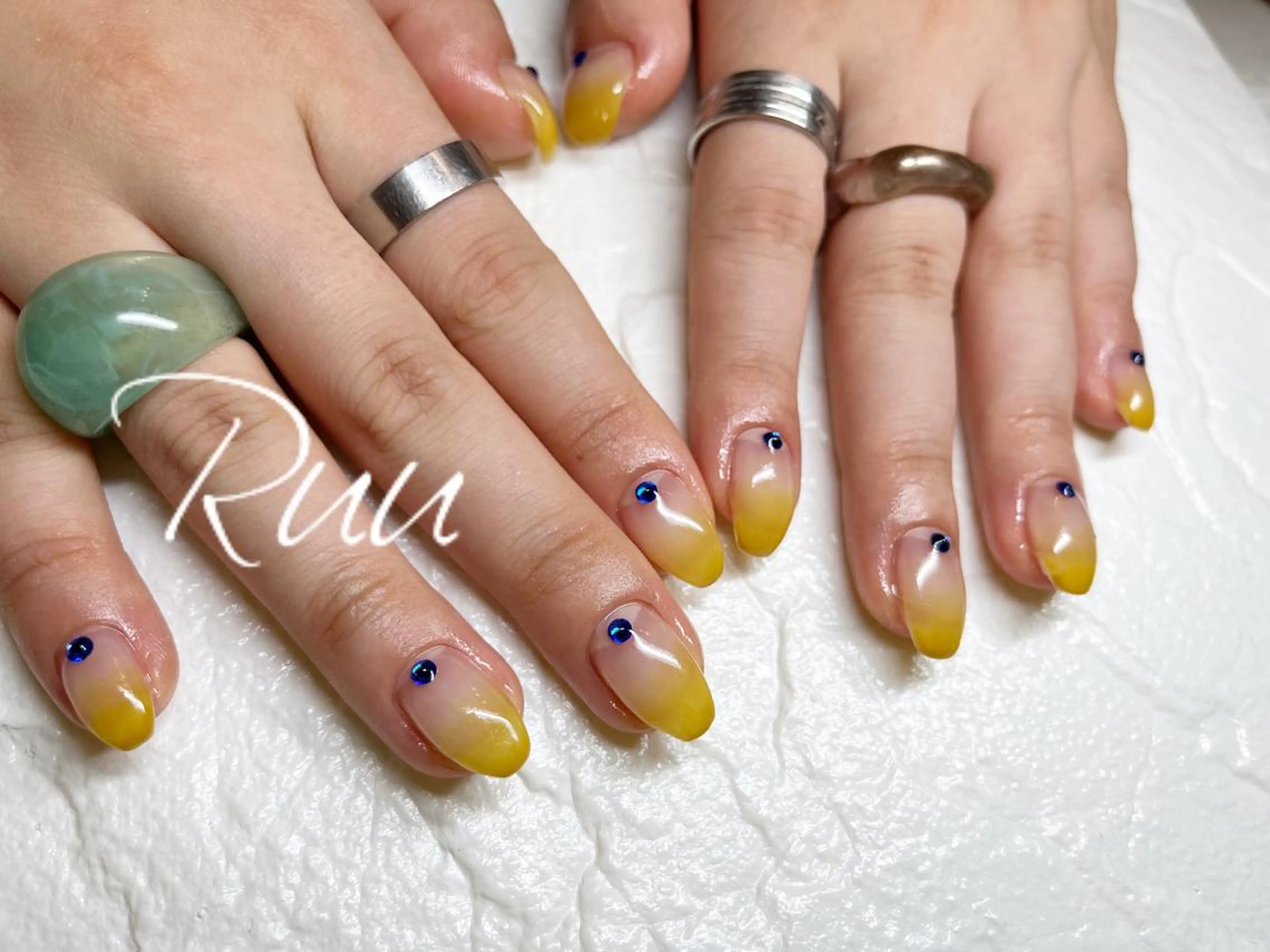 ネイル アートネイル フットネイル フレンチネイル グラデーション キラキラネイル Nail salon Ruuのネイルデザイン