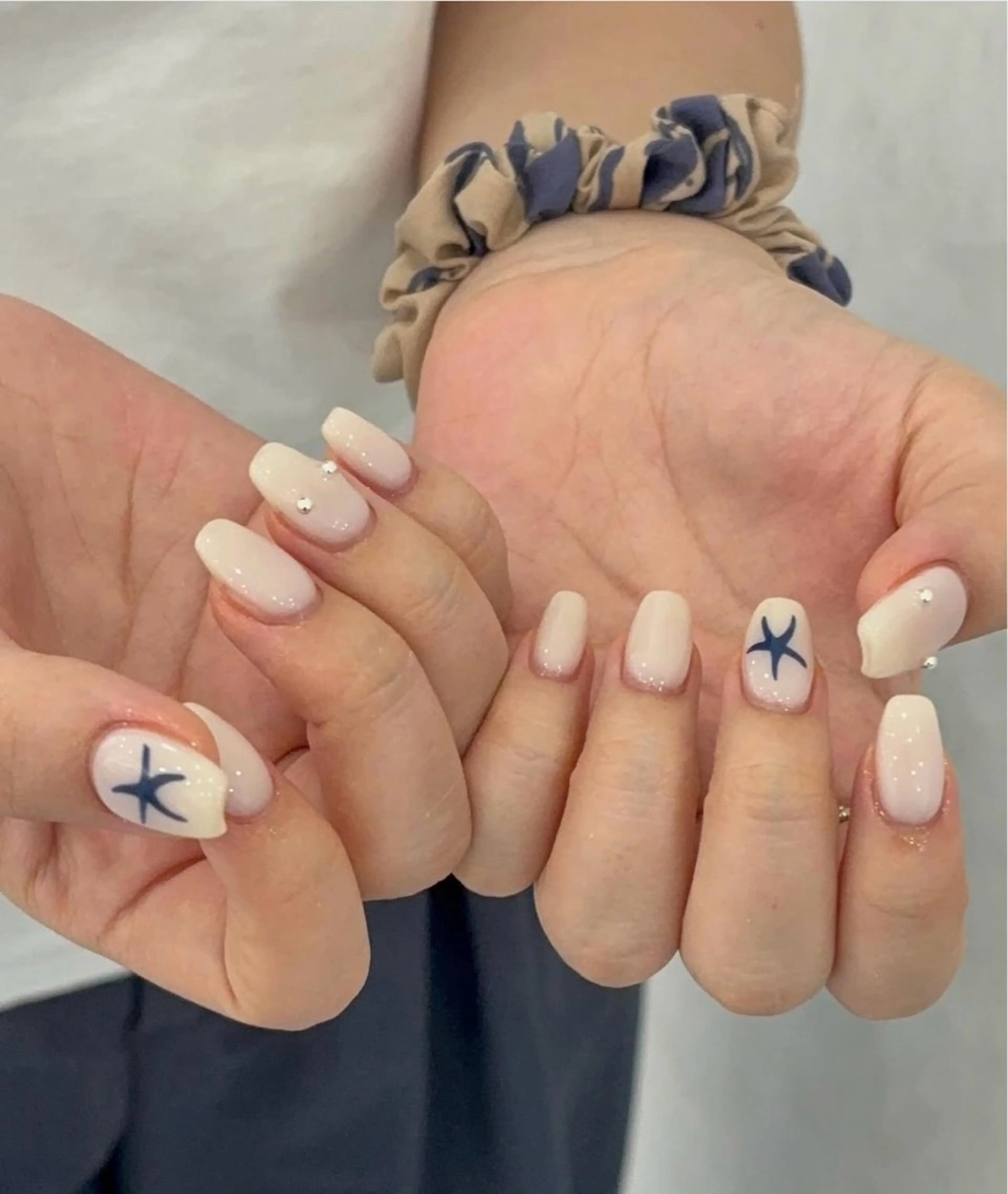 ネイル 韓国ネイル 持ち込み ニュアンスネイル ネイルチップ ハンドネイル TABI ANA.CHUOのネイルデザイン