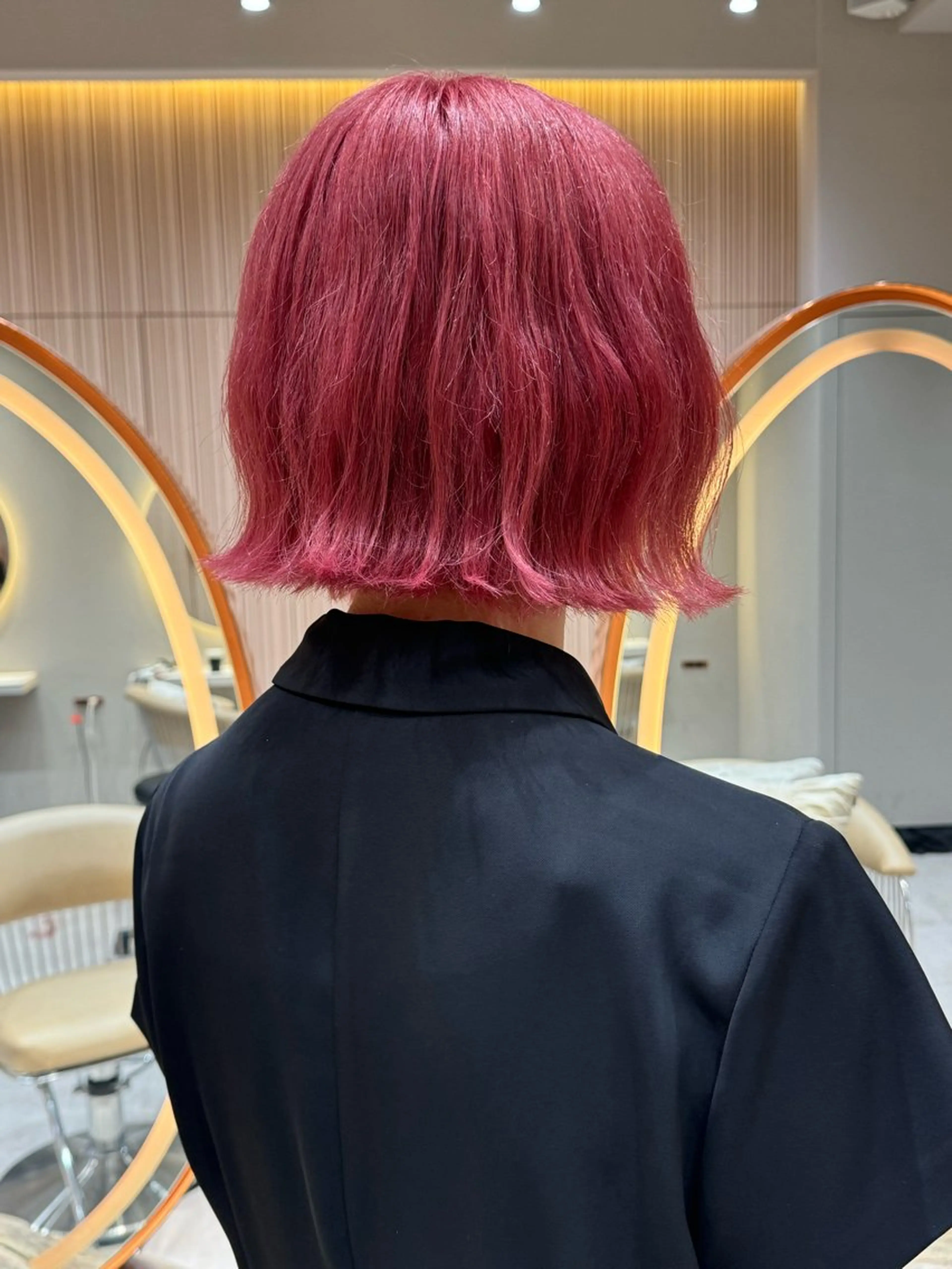 ミディアム カット ヘアカラー 🩵縮毛矯正・ボブ 岩原朋也🩵のヘアスタイル