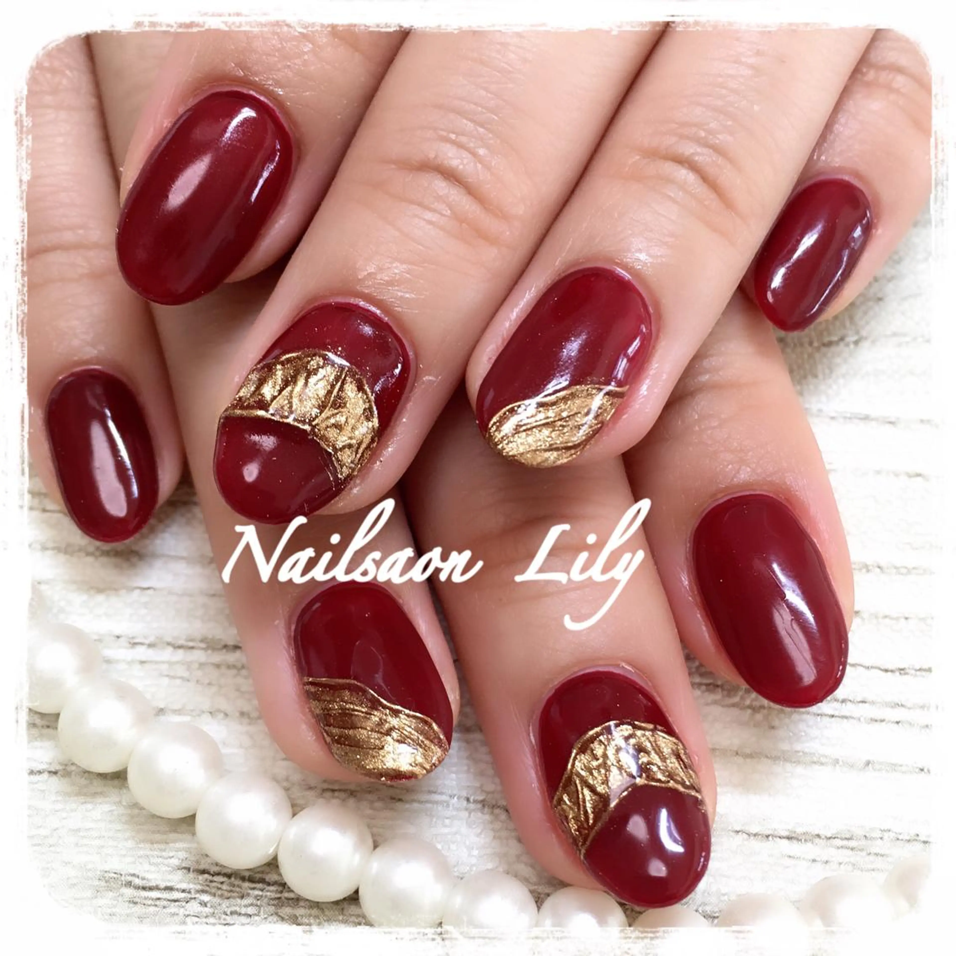ネイル アートネイル ミラーネイル Lily*nail 🌻Mii🌻のネイルデザイン