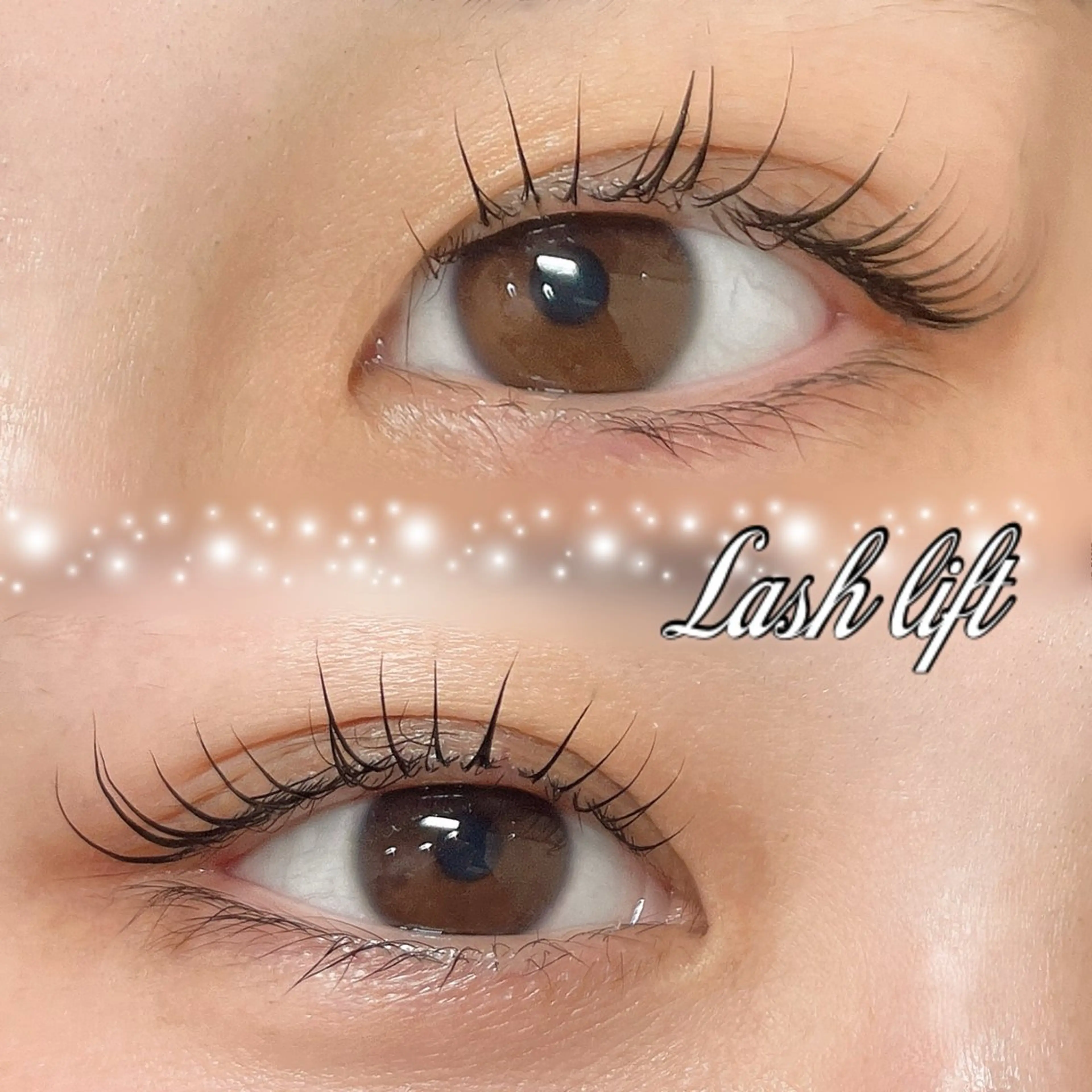 マツエク・マツパ フラットラッシュ 韓国風マツエク パリジェンヌラッシュリフト 下まつげエクステ 一重×まつ毛パーマ マツパ Rairia momoka🎀✨のマツエク・マツパデザイン