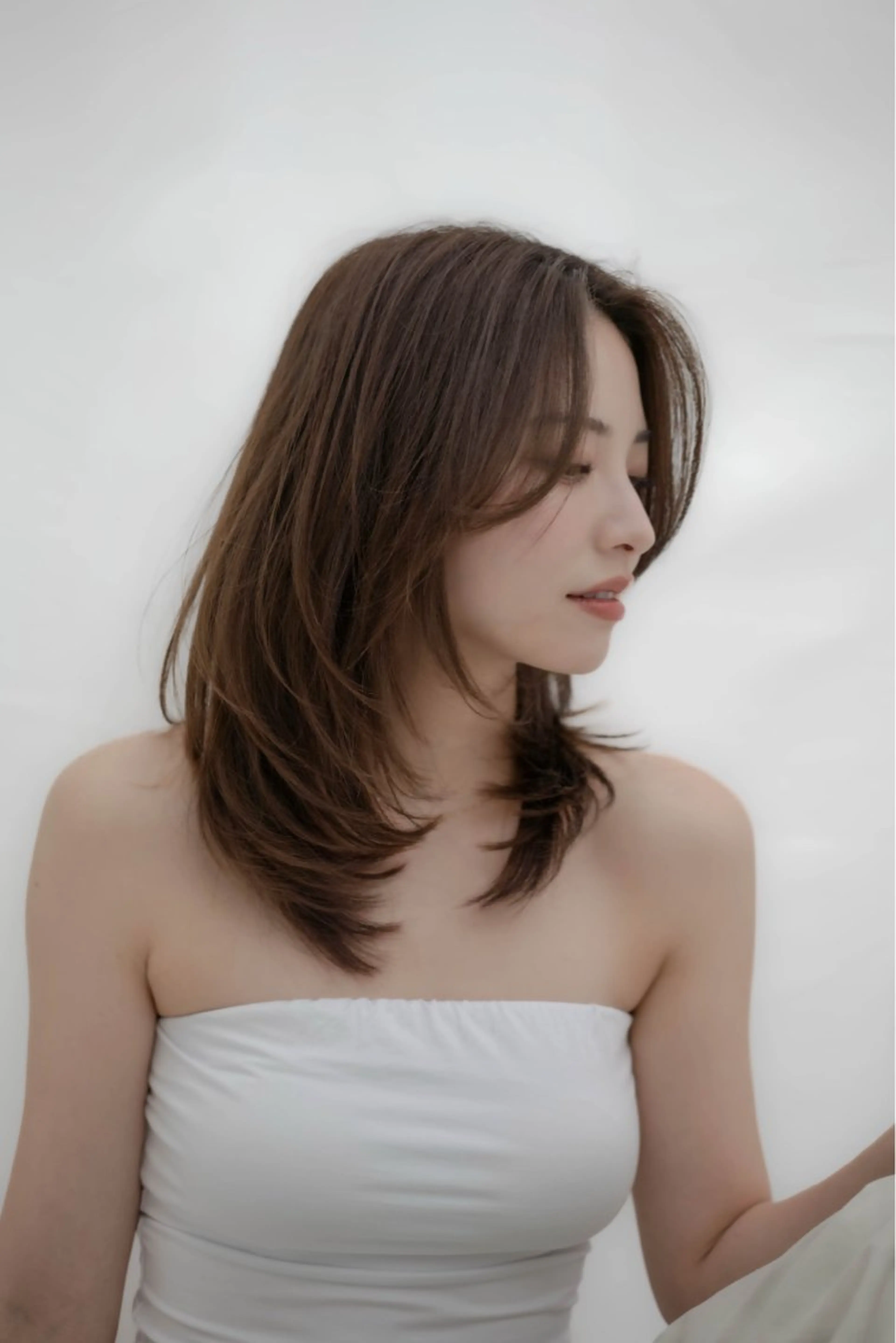 ミディアム ミディアムモデル 募集中/村上廉のヘアスタイル