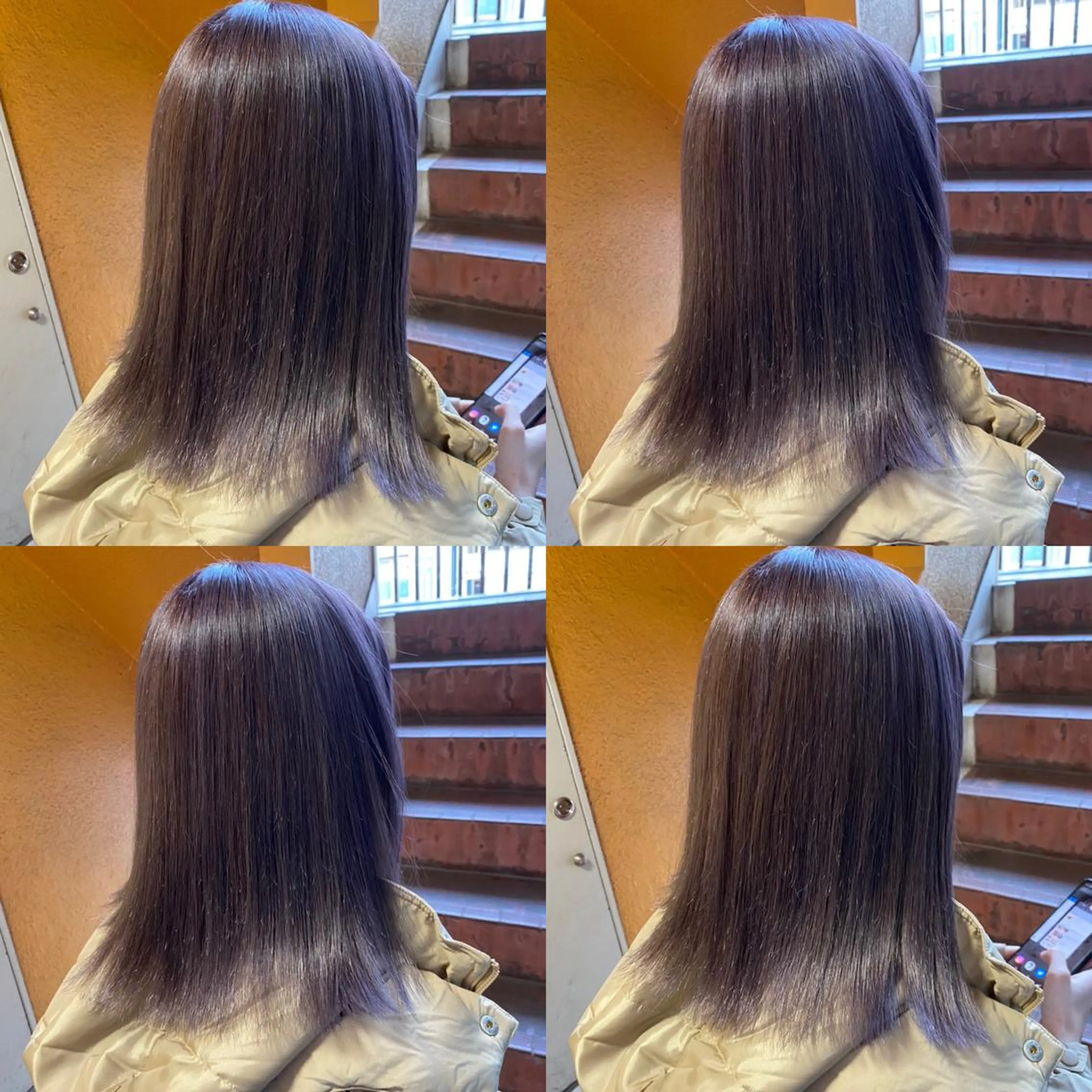 ミディアム カラー アッシュ ベージュカラー ハイライトカラー ハイトーンカラー イルミナカラー ご予約 宜しくお願いします！のヘアスタイル