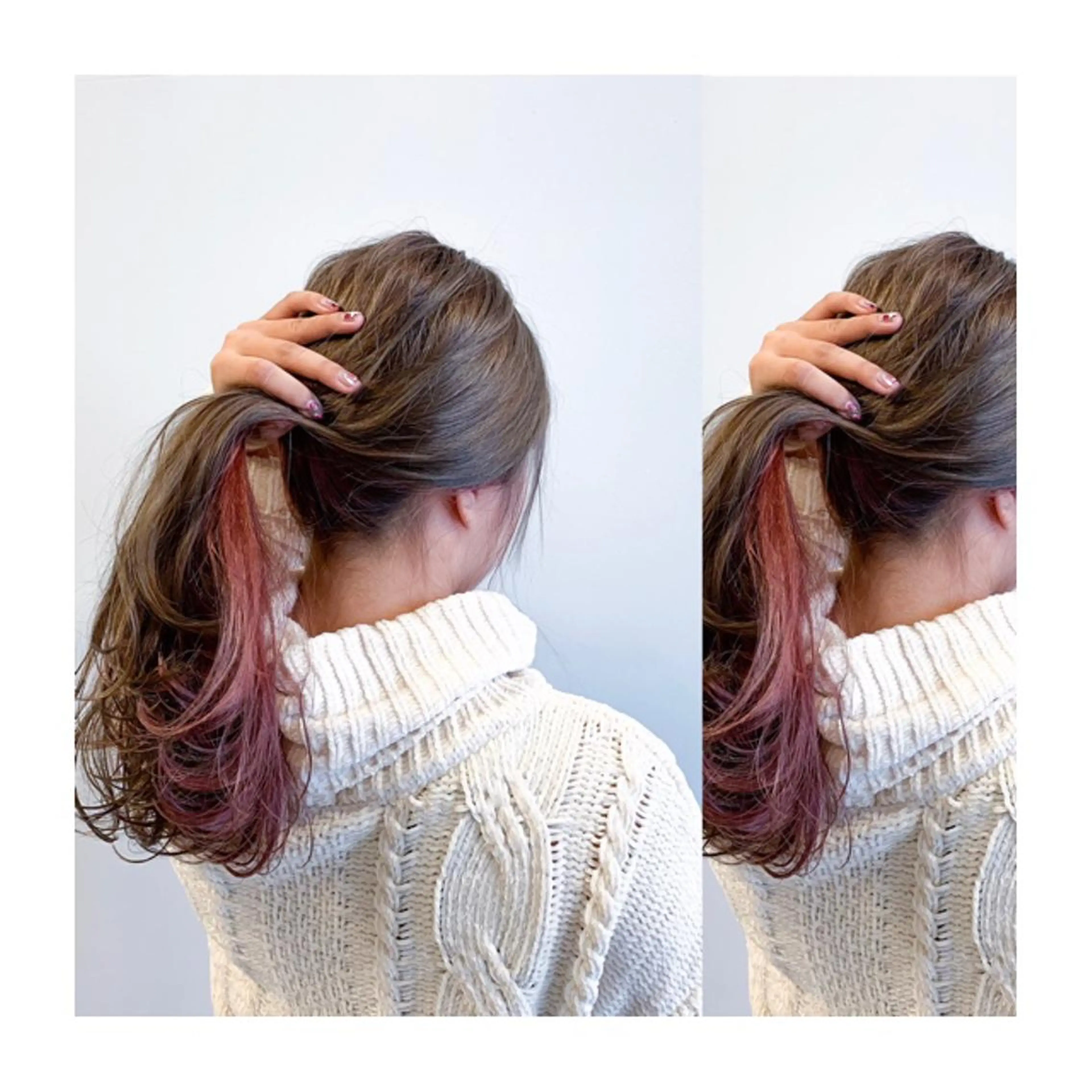 ロング カラー ヘアカラー なんば髪質改善カラー Ardoreのヘアスタイル