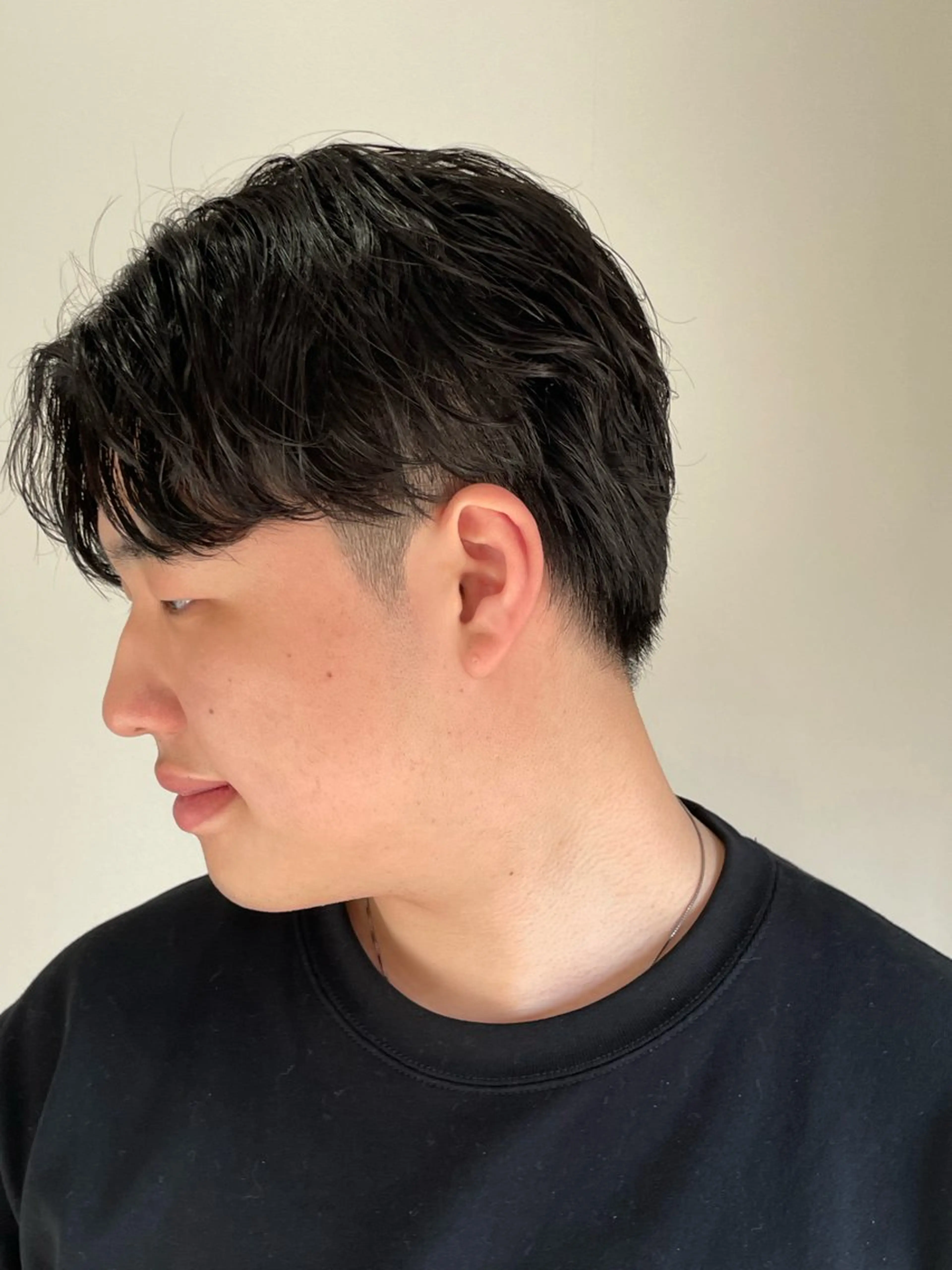 パーマ メンズ カット パーマ ボブモデル募集/ 青木亮太郎のヘアスタイル