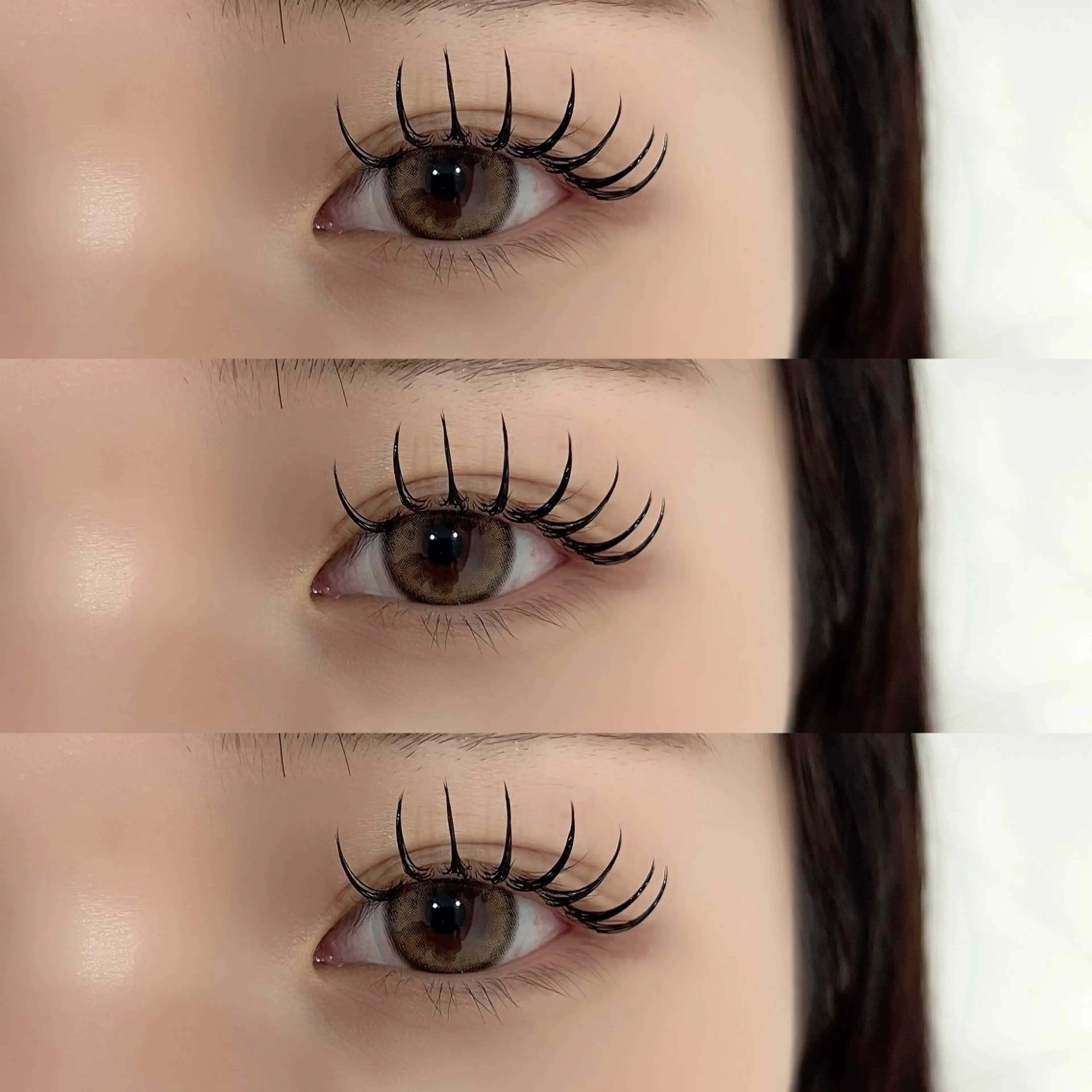 マツエク・マツパ フラットラッシュ MAQUM𖤐 Satsumiのマツエク・マツパデザイン