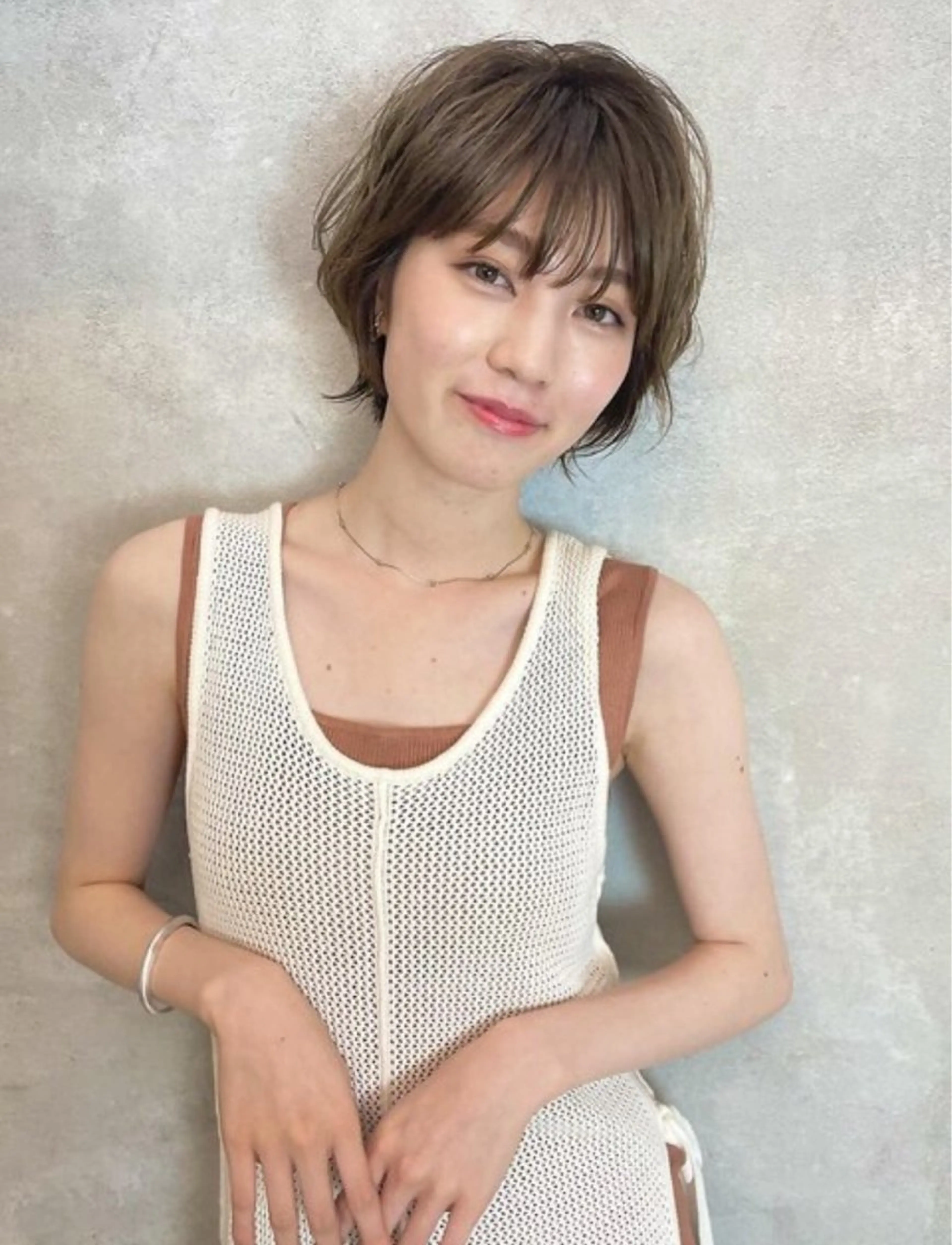 ショート 白井 花穂のヘアスタイル