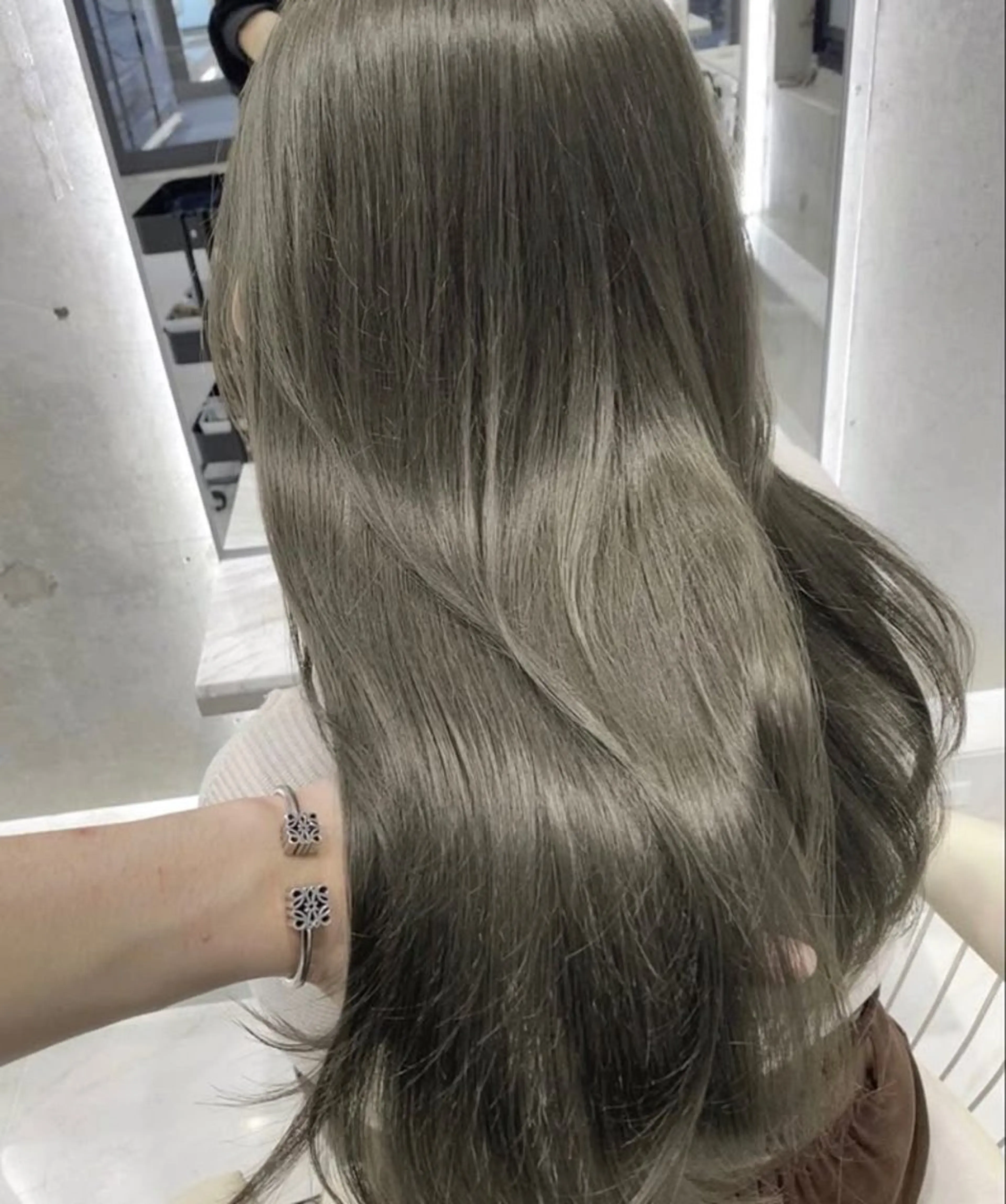 ロング 髪質改善 トリートメント ヘアカラー トリートメント 銀座/艶髪/ レイヤー/大葵のヘアスタイル