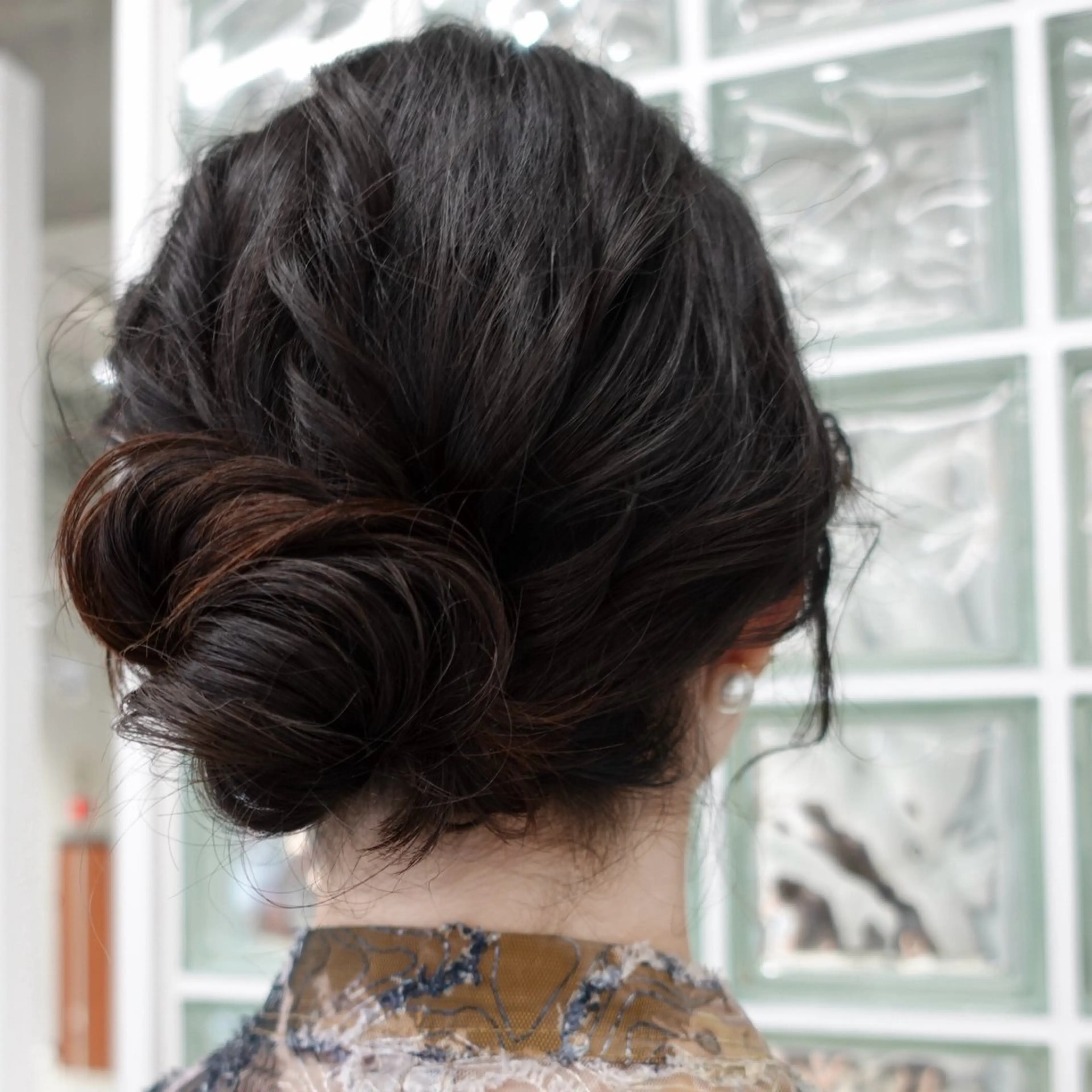 ミディアム ヘアアレンジ ヘアセット 🌐サトウ リョウ🌐のヘアスタイル