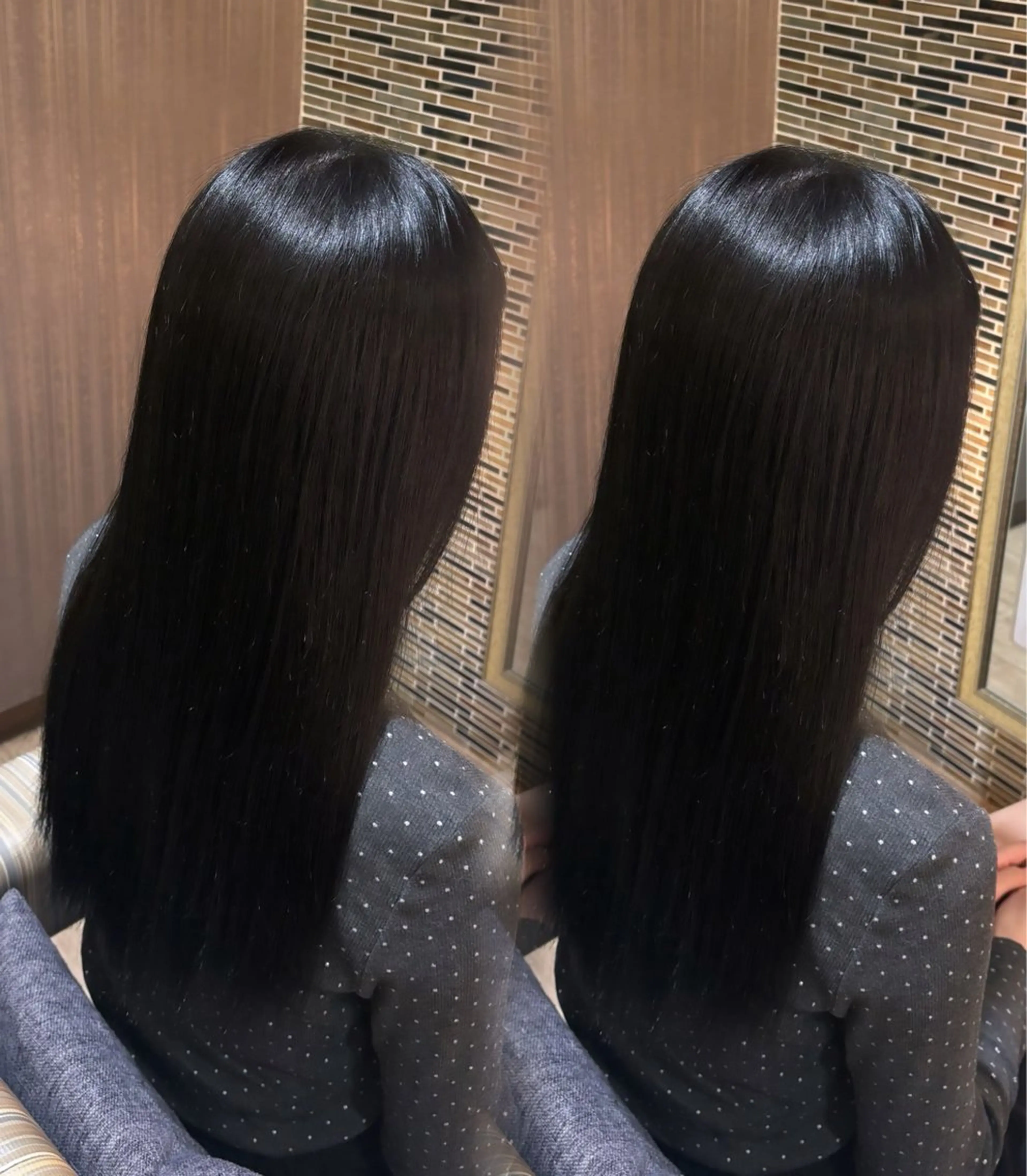 ロング ヘアカラー 杉本 奈々美のヘアスタイル