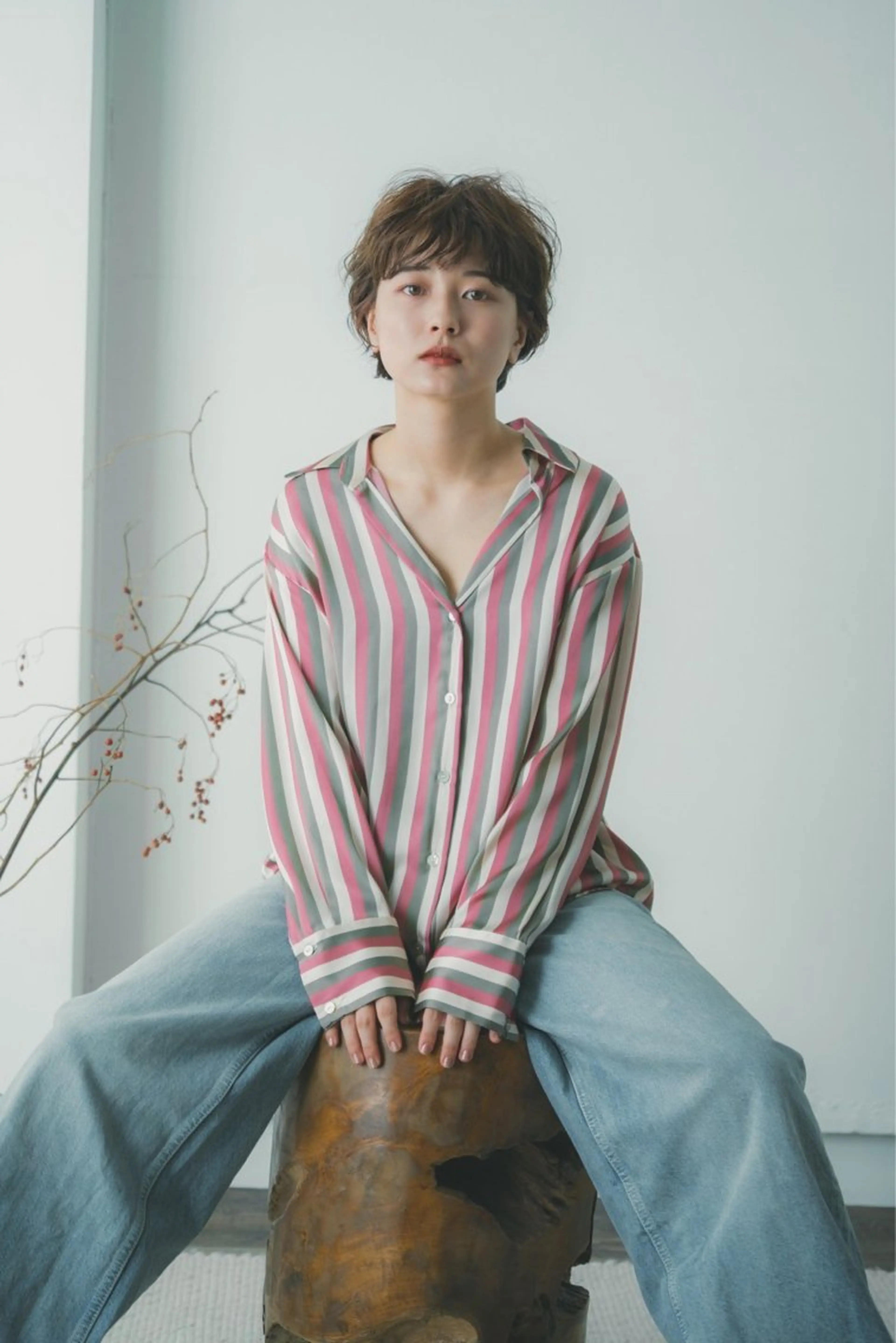 ショート 縮毛矯正/艶カラー /髪質改善/せいぎのヘアスタイル