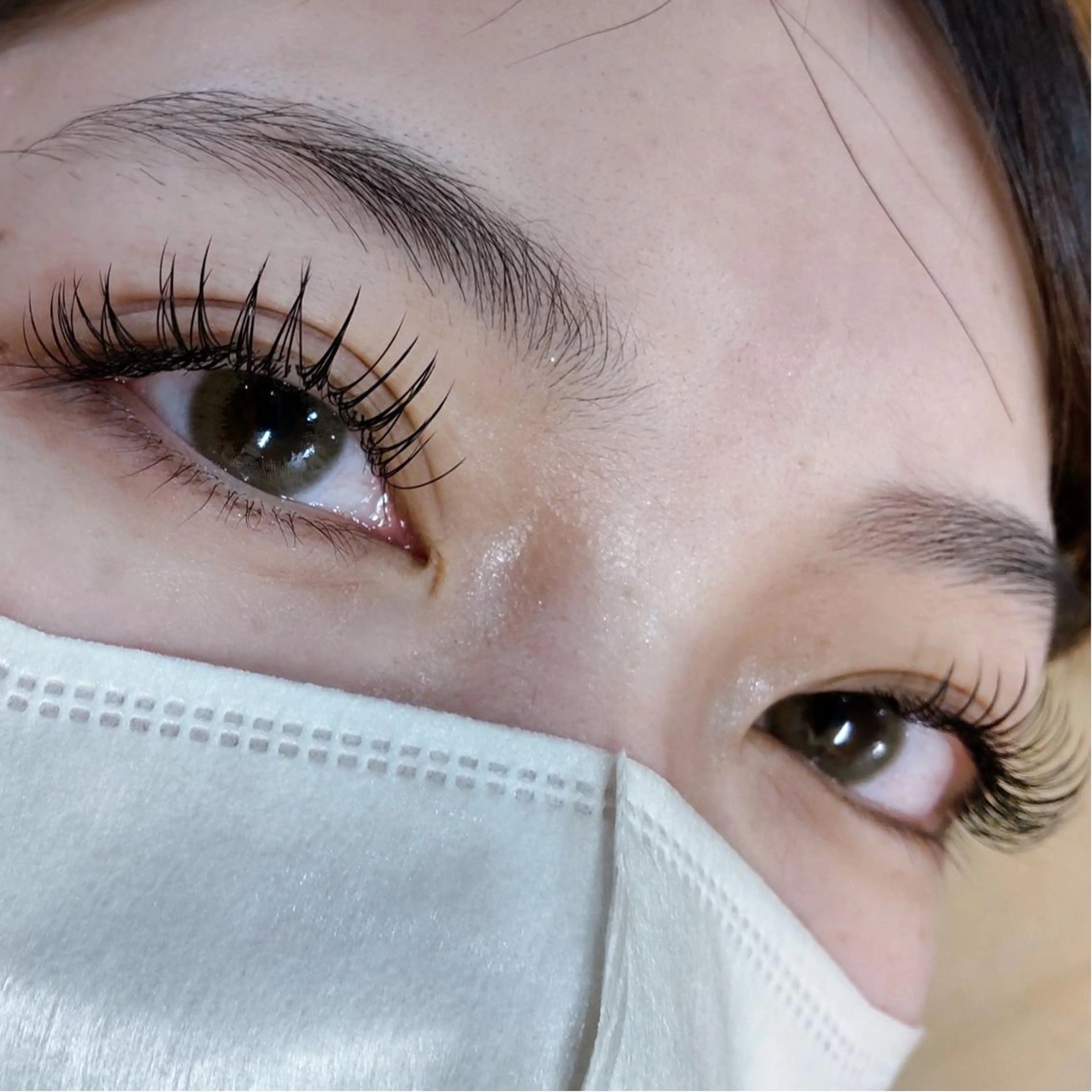 マツエク・マツパ 束感まつ毛 プラスアイ🩶 KARINOのマツエク・マツパデザイン