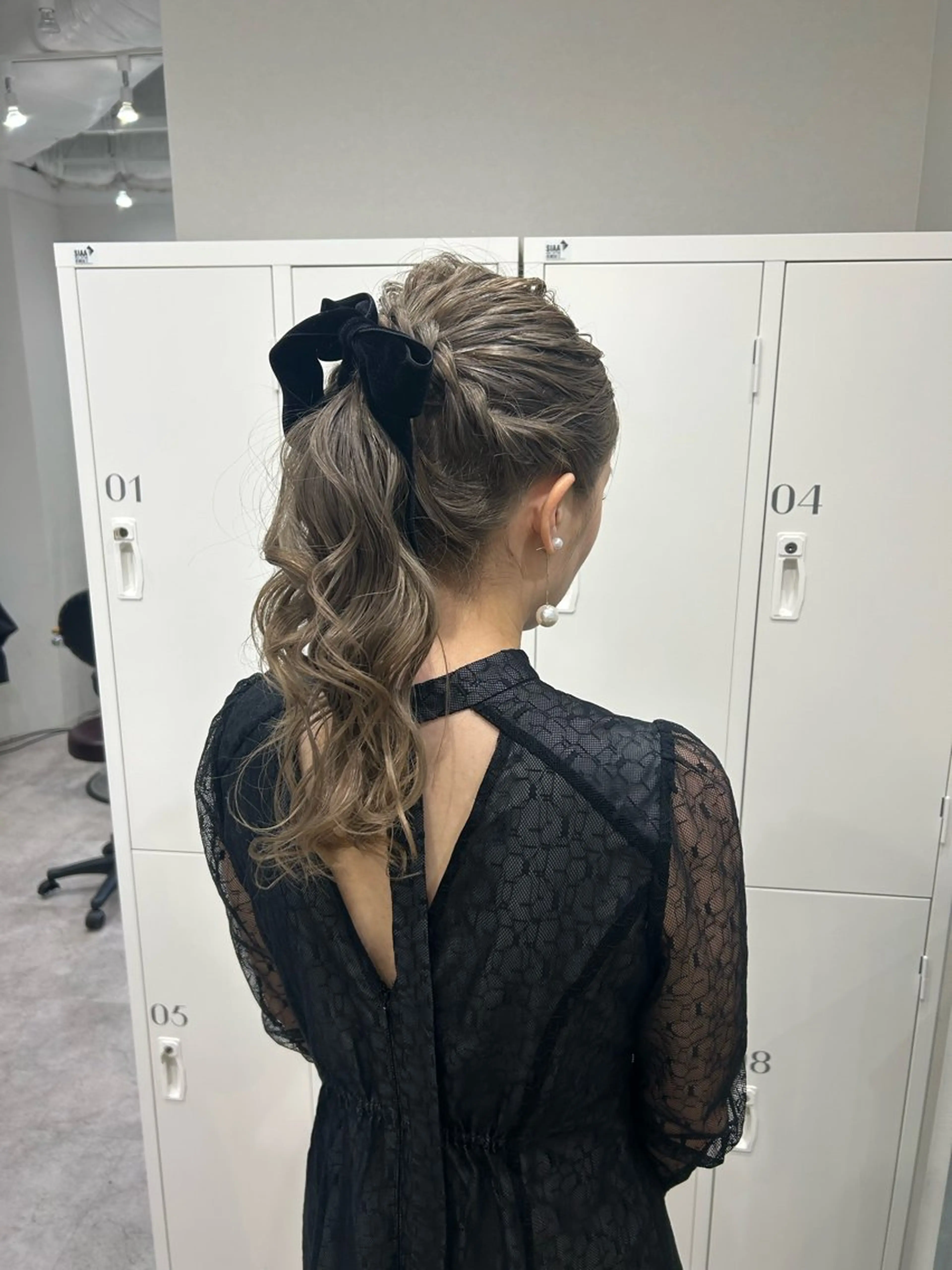 セミロング カラー ヘアアレンジ ヘアセット ボブ /ニュアンス/ satomi🧸💖のヘアスタイル