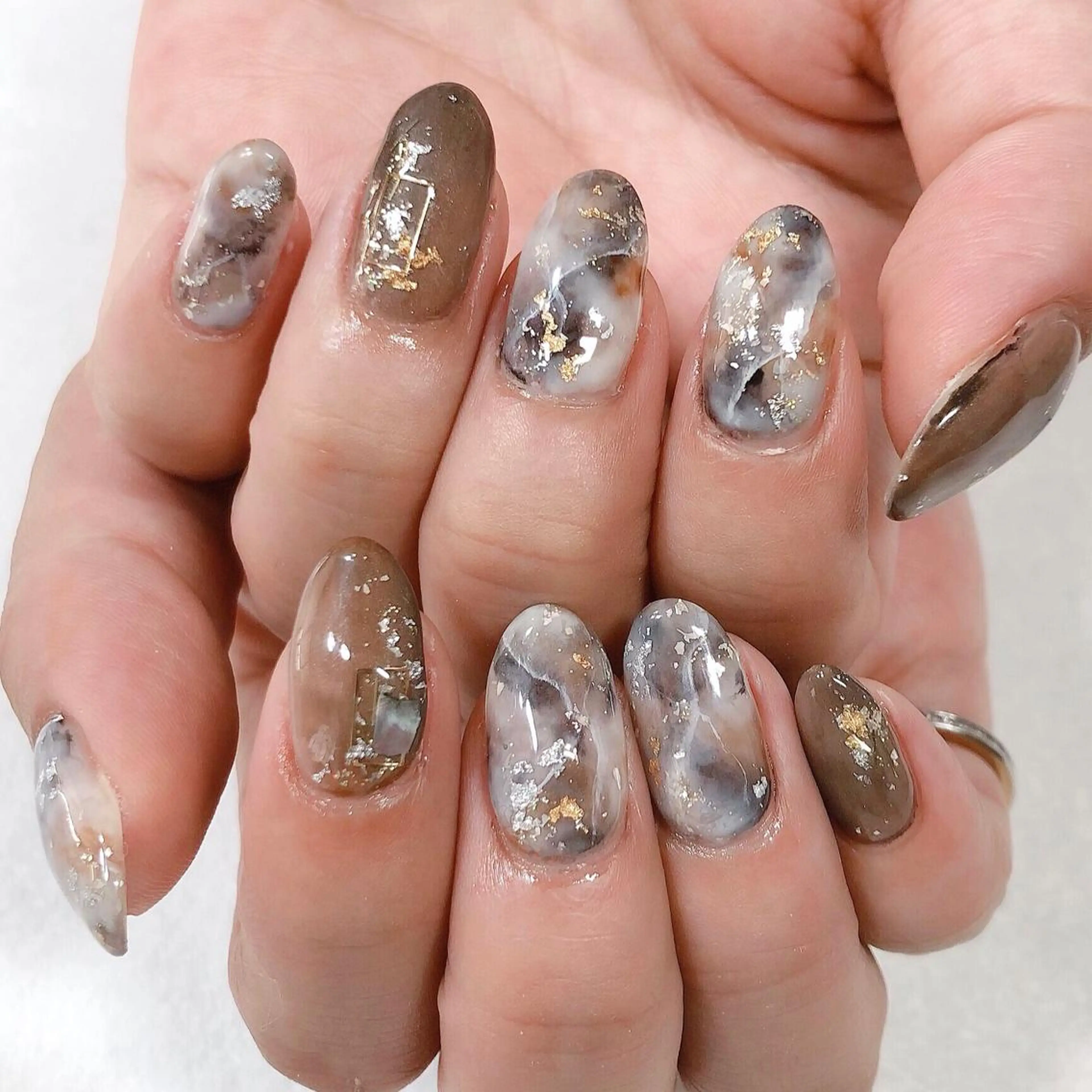 ネイル ジェルネイル 東 千夏のネイルデザイン