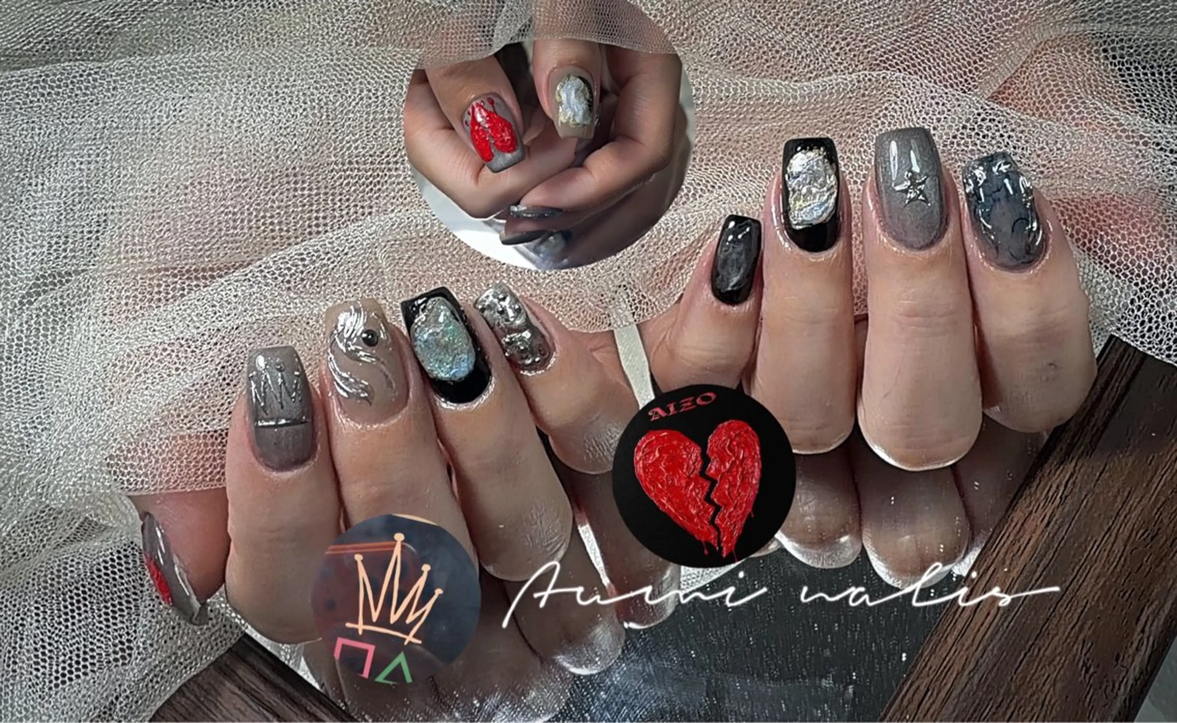 ネイル 持ち込み ニュアンスネイル ハンドネイル Ayumi nails川崎店のネイルデザイン