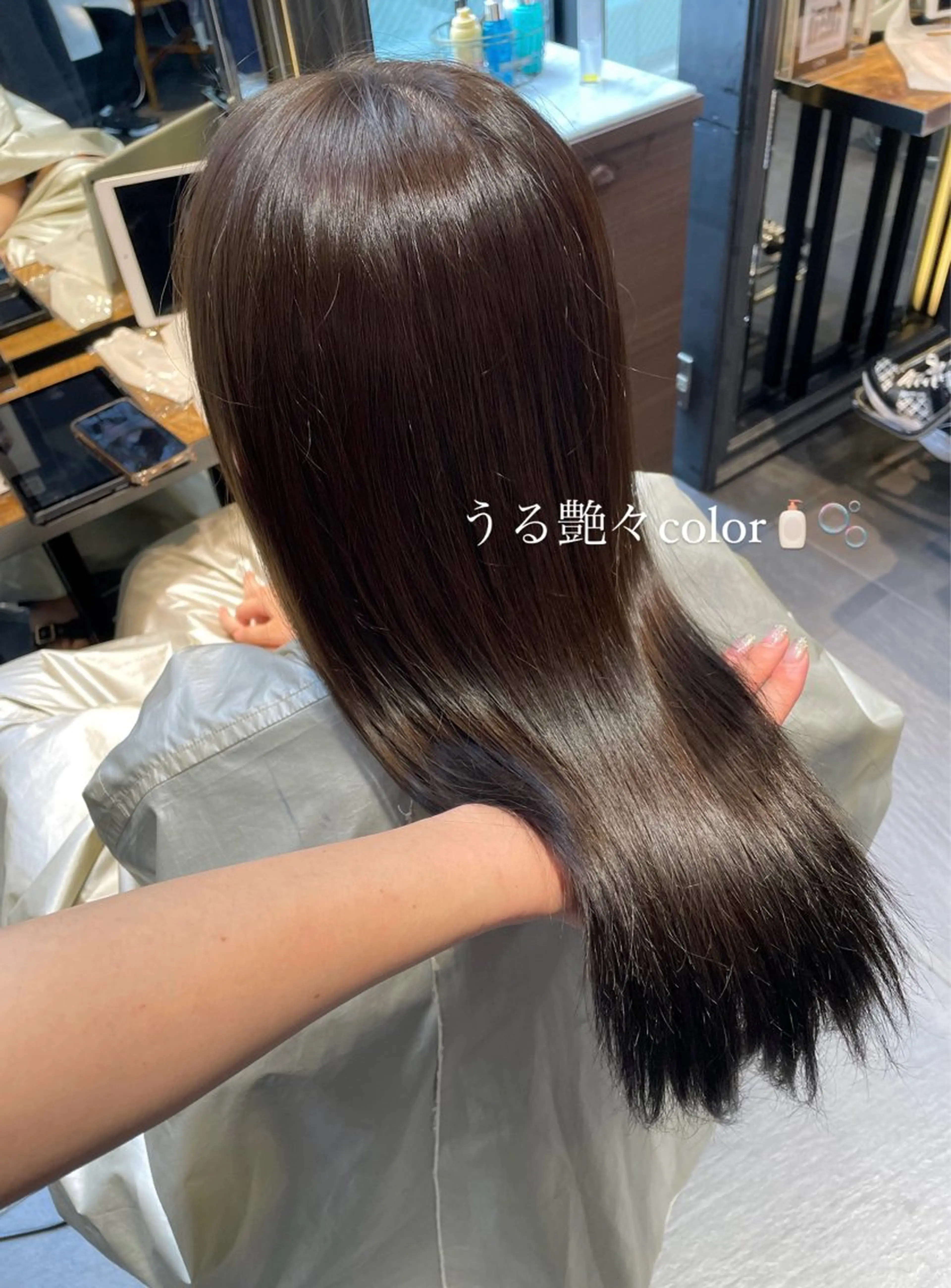 ロング カラー MINXshibuya所属・レイヤー/艶髪/ 透明感/千葉詩優のヘアスタイル