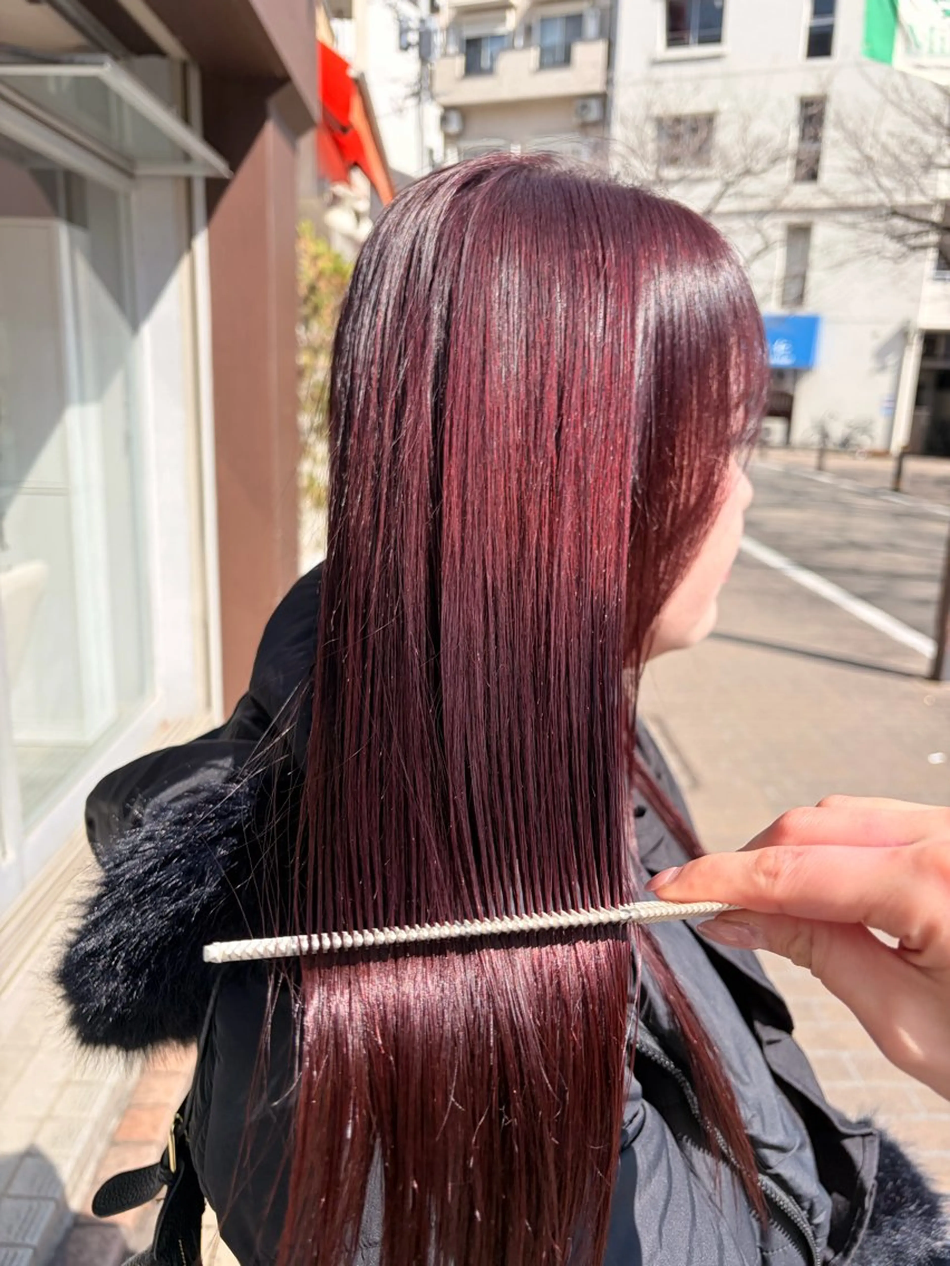 ロング レイヤー/透けカラー ✨KANAのヘアスタイル