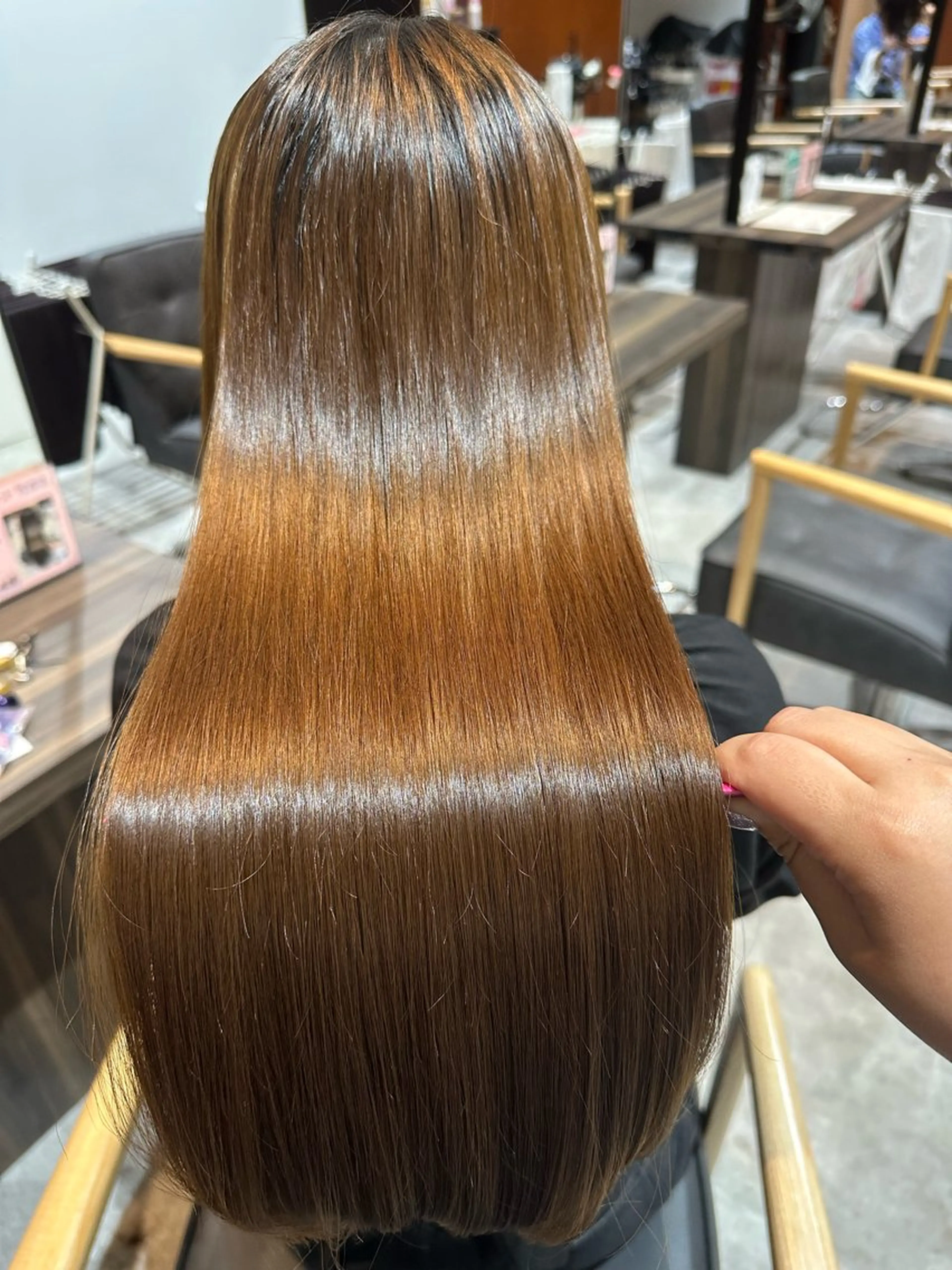 ロング 髪質改善 トリートメント ヘアカラー トリートメント AVANCE.Rin /箕面/髪質改善のヘアスタイル