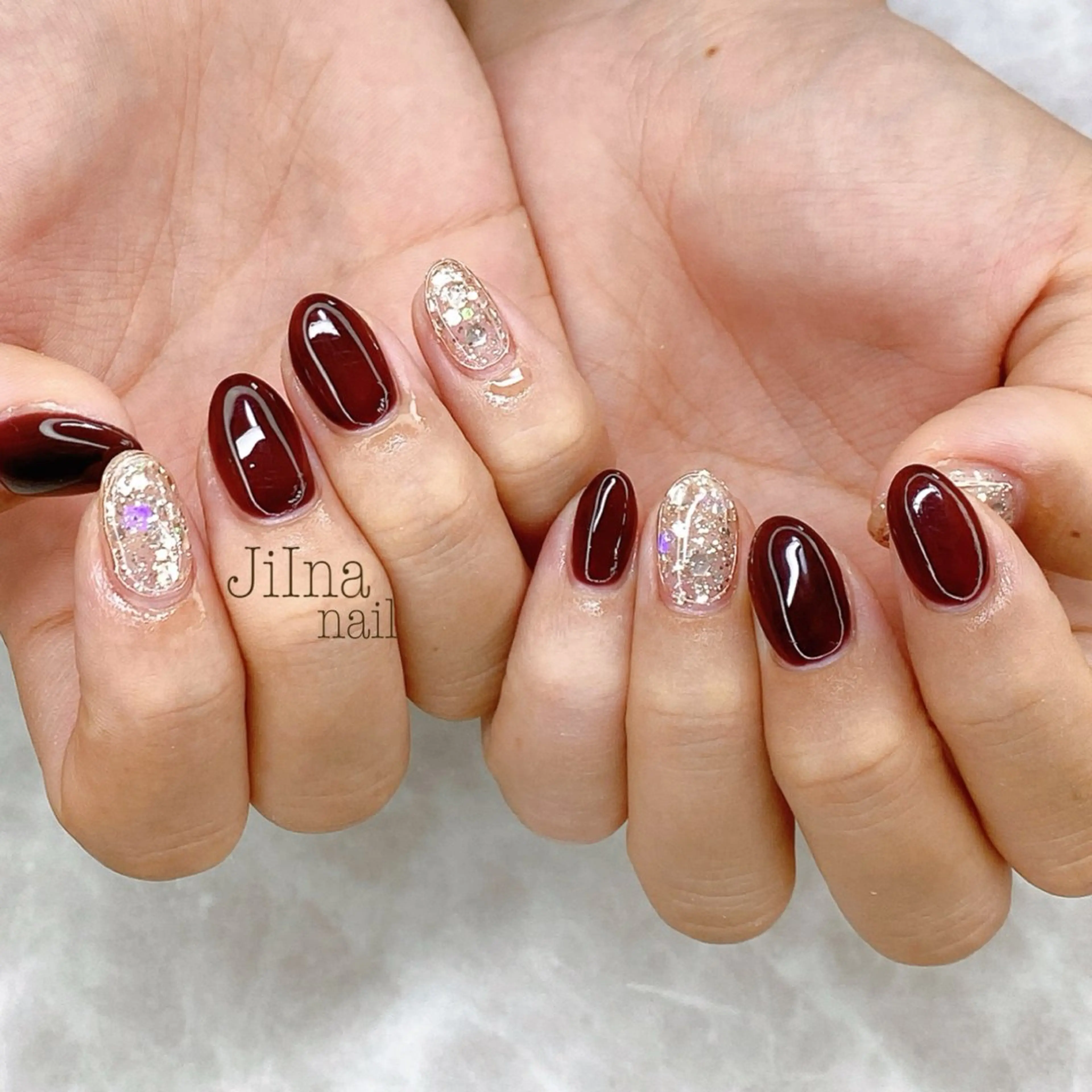 ネイル 持ち込み JiIna nailのネイルデザイン