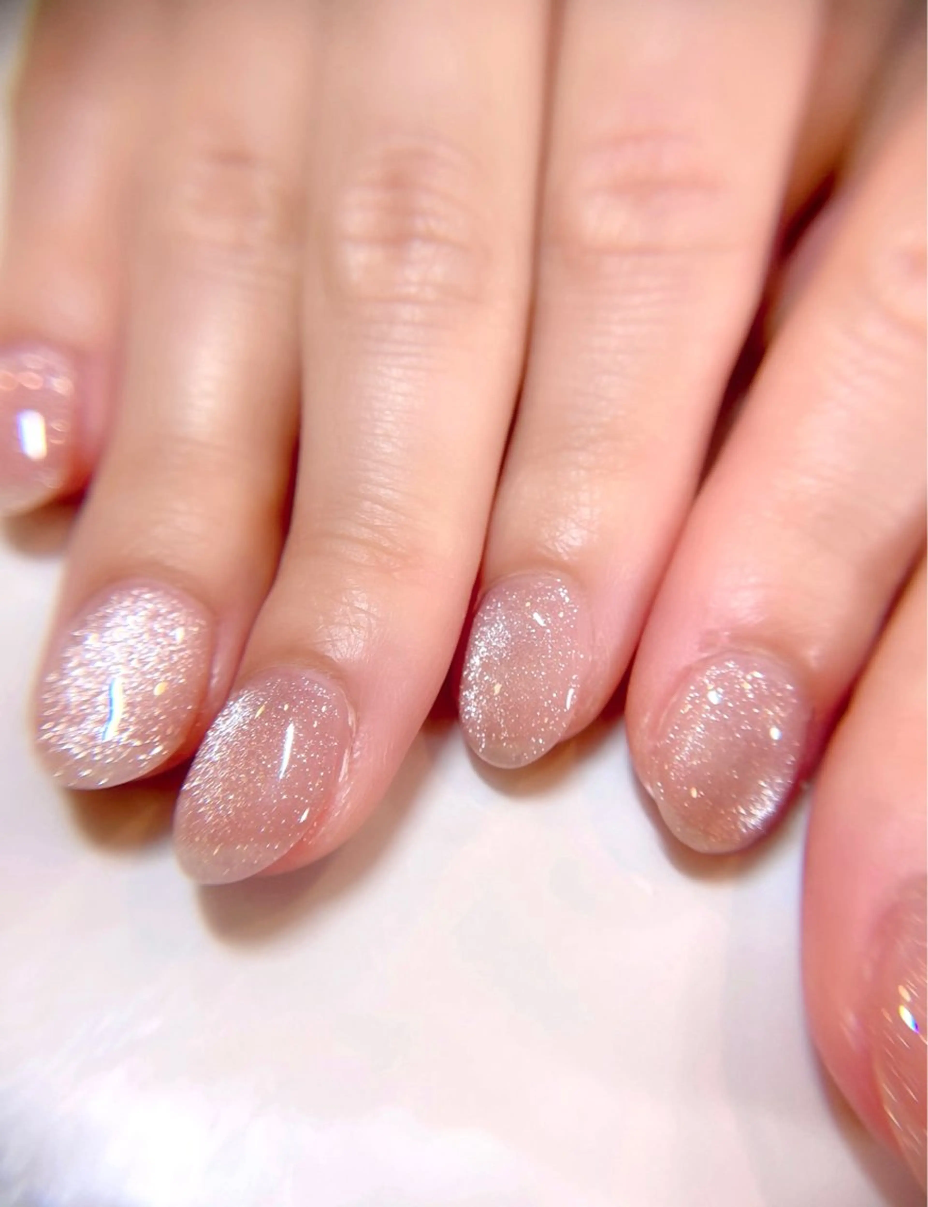 ネイル マグネットネイル マグネットワンカラー オフィスネイル ワンカラーネイル ピンク PRIMO<マツパ> 原宿/明治神宮前のマツエク・マツパデザイン