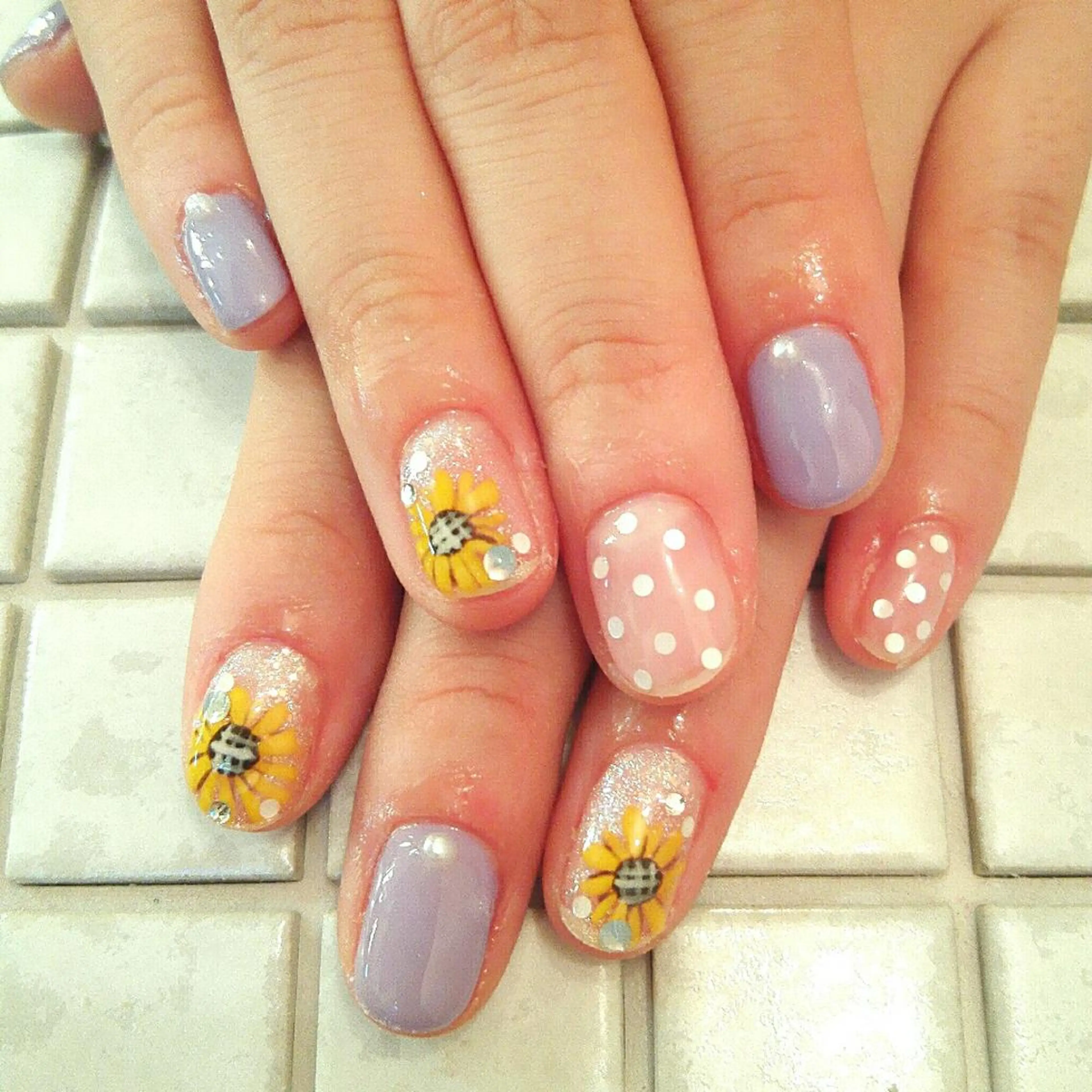 ネイル 夏ネイル ハンドネイル private salon mieのネイルデザイン