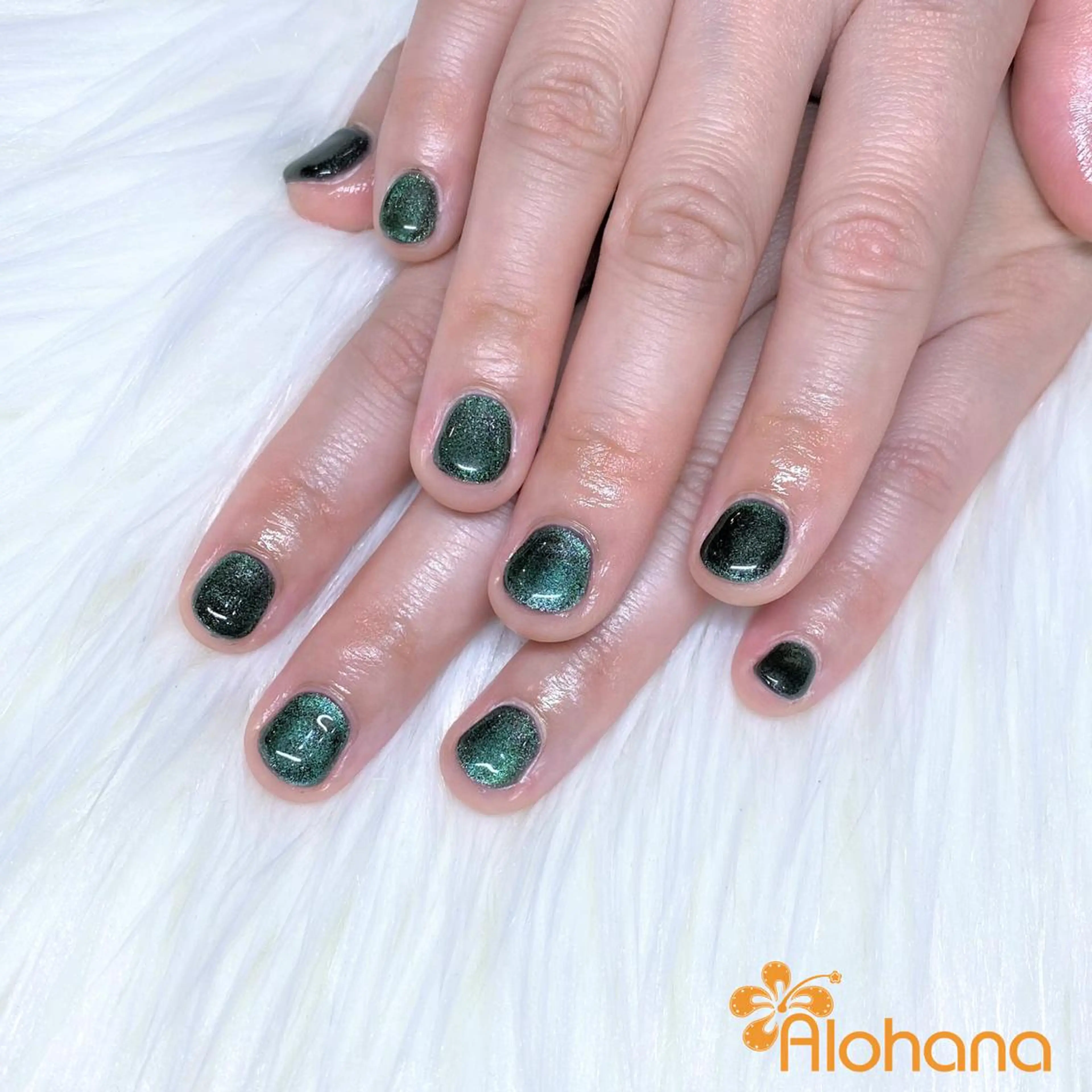 ネイル マグネットネイル ハンドネイル Alohana Minaのネイルデザイン