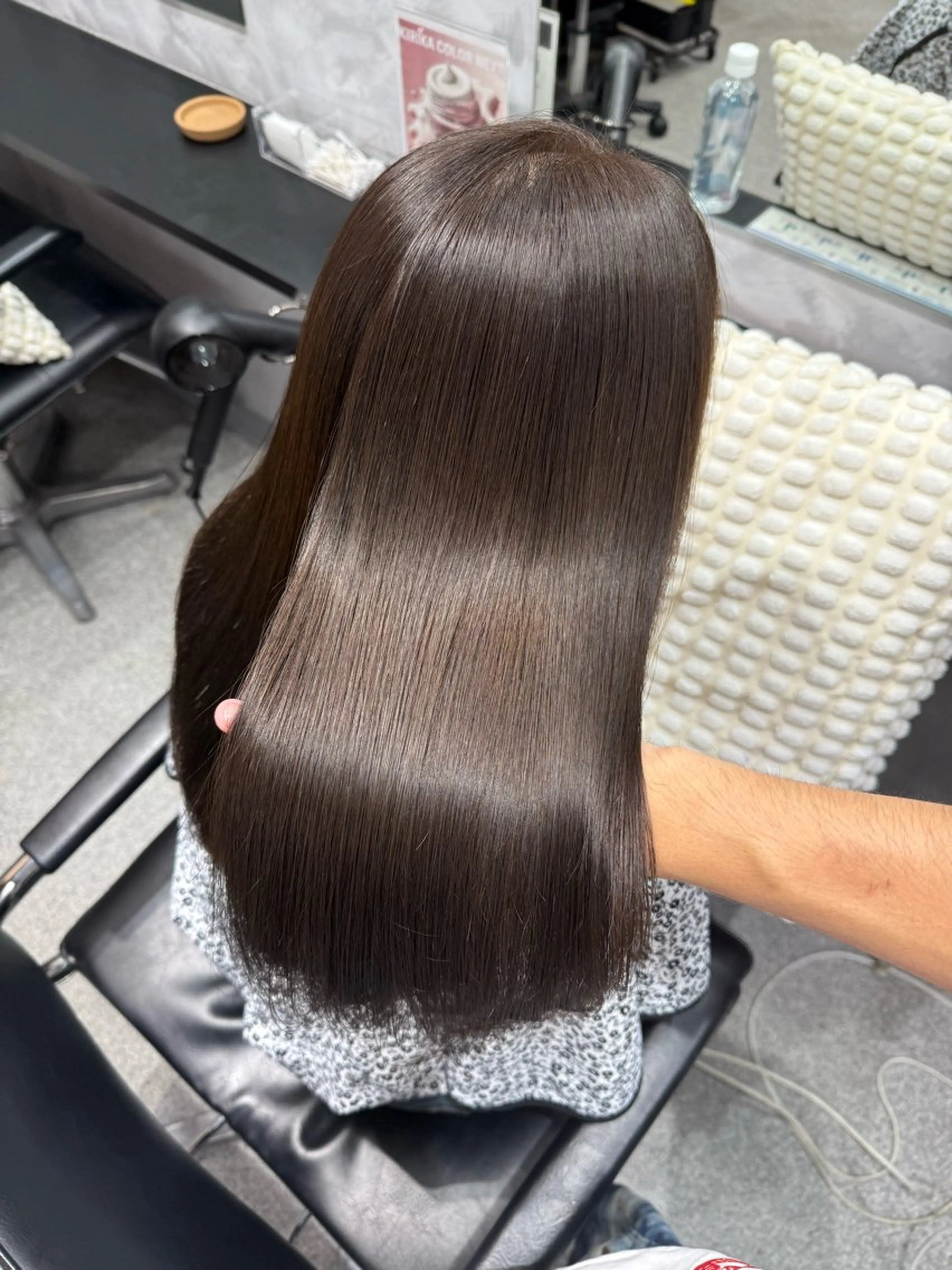 セミロング カラー ヘアアレンジ エクステ/髪質改善 🖤RYUSEI🖤のヘアスタイル