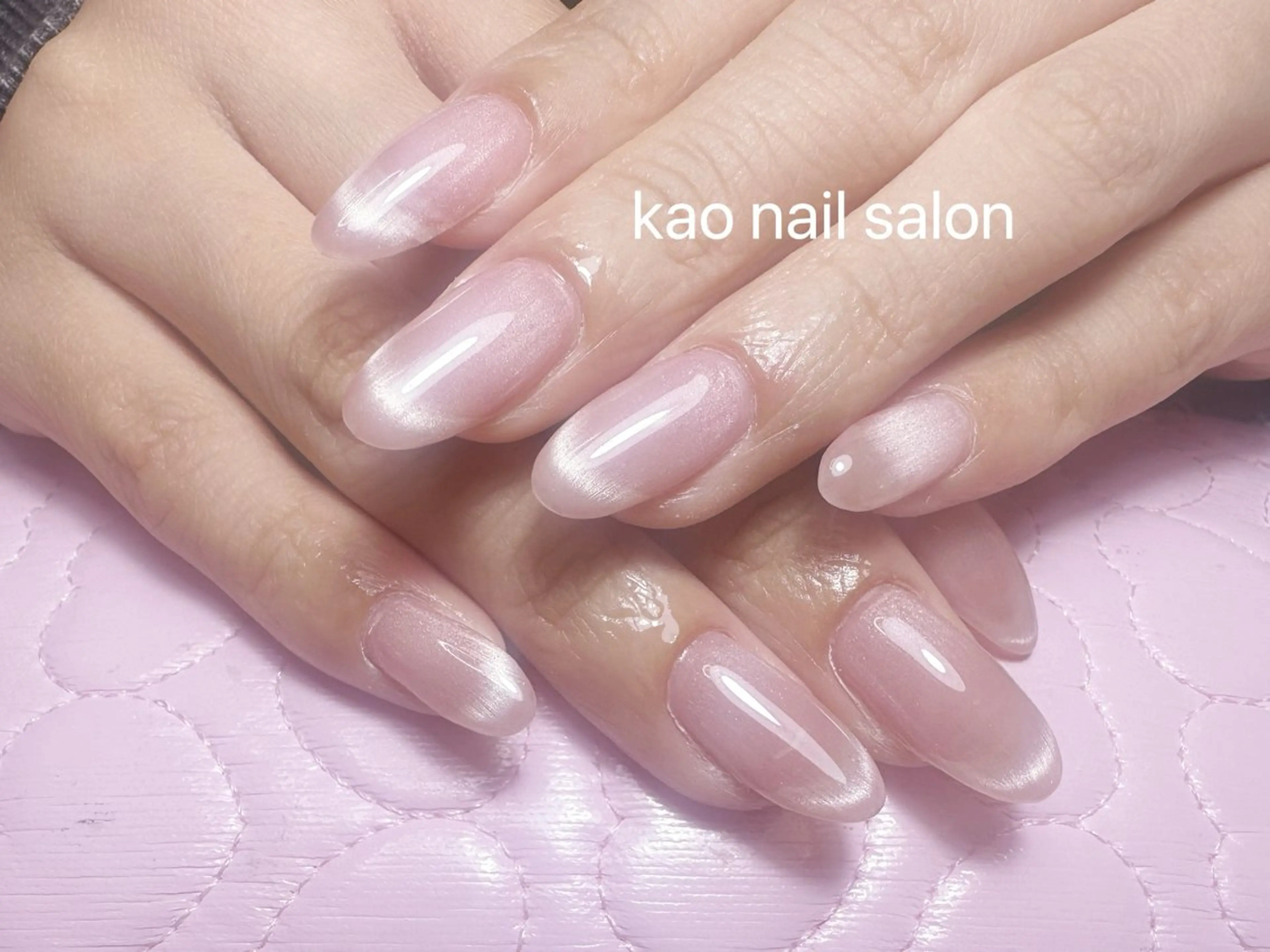 ネイル kao nail マグネット/長さだしのネイルデザイン