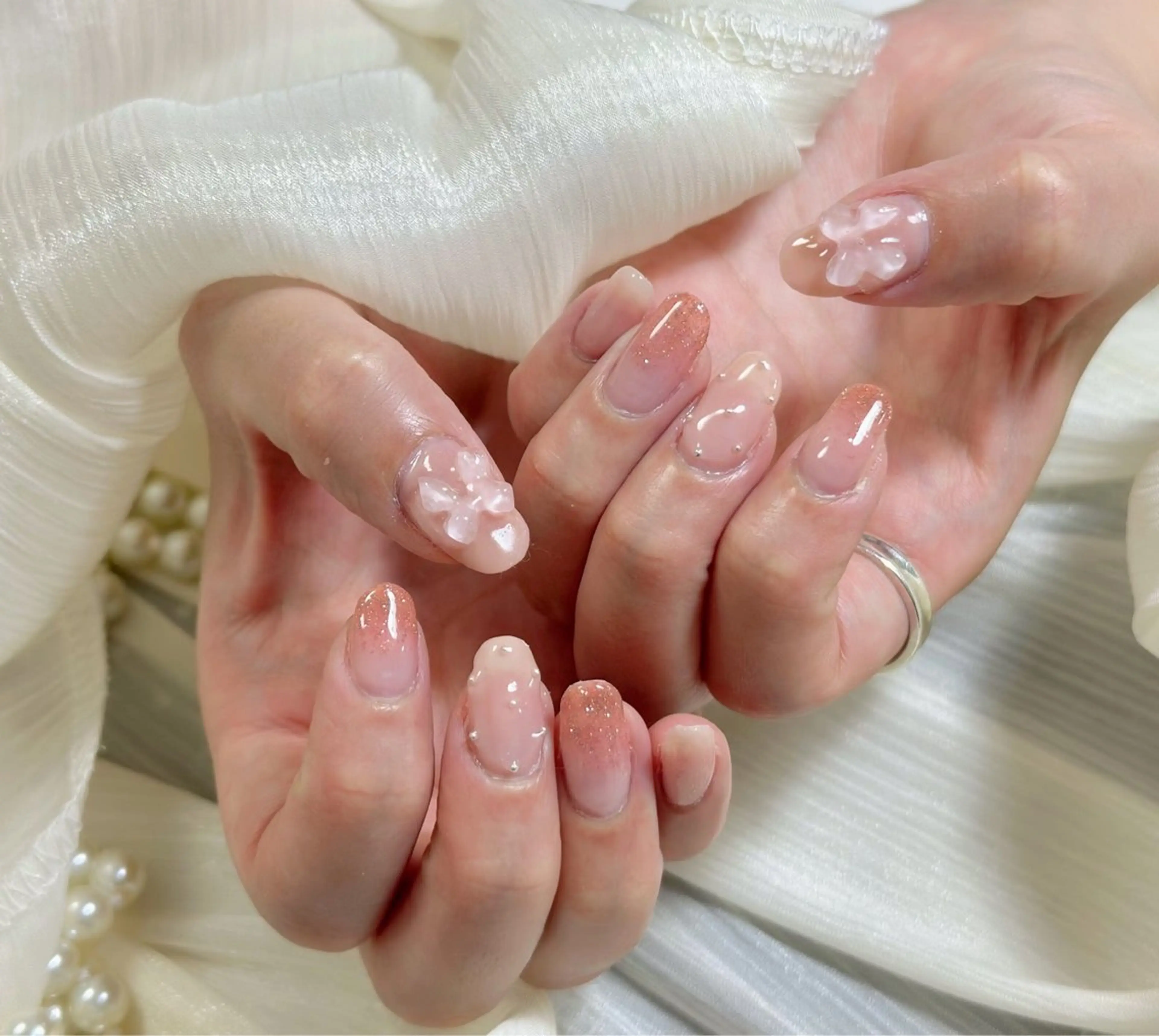 ネイル ハンドネイル ハンドケア 🍑 momo_nailのネイルデザイン