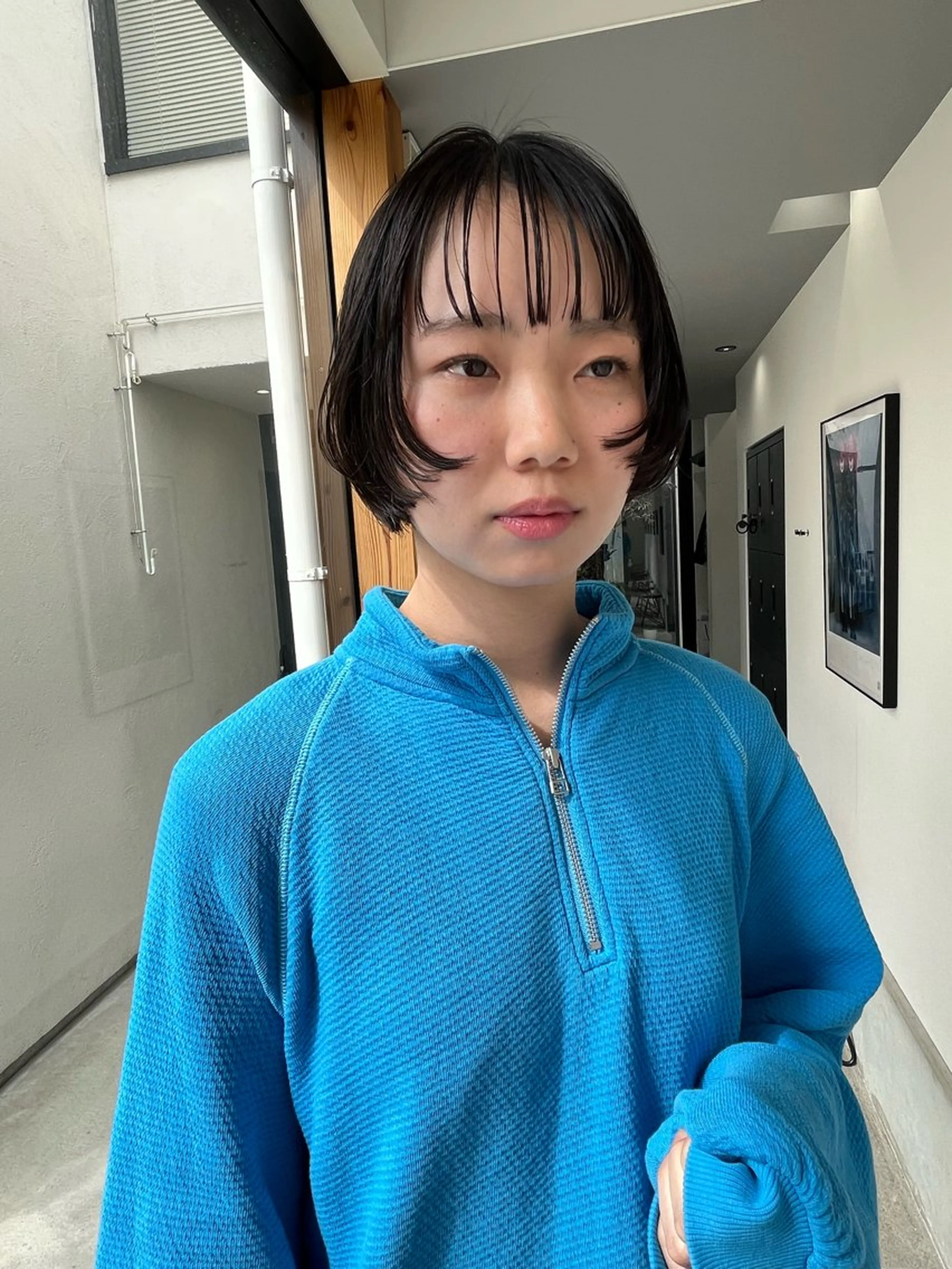 ショート ショートボブ ボブレイヤー ボブ レイヤーカット ショートヘア カット ヘアカラー 似合わせパーマ/ 山本銀次郎のヘアスタイル