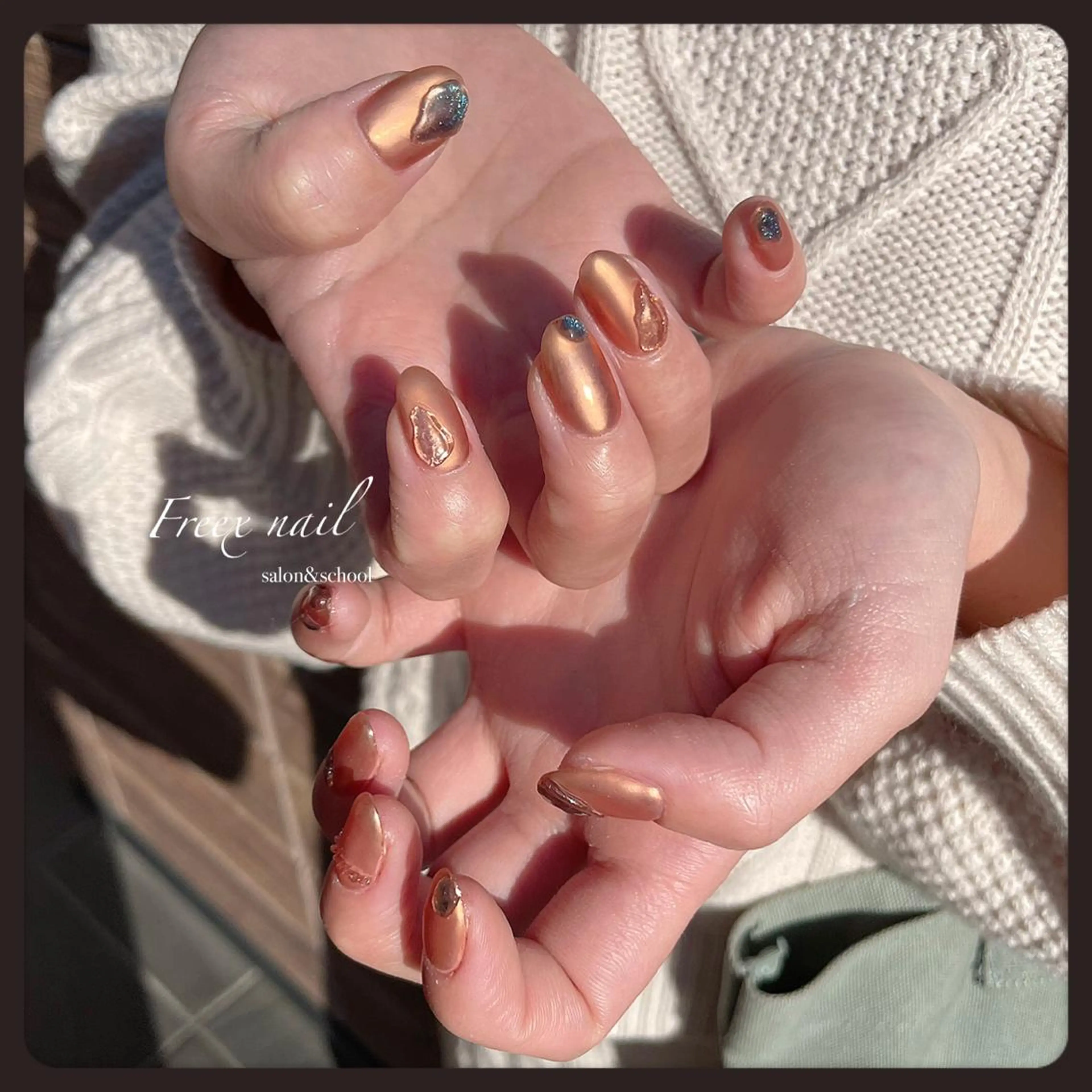 ネイル マットネイル ハンドネイル ハンドケア freex nail /ニュアンス/個性派のネイルデザイン