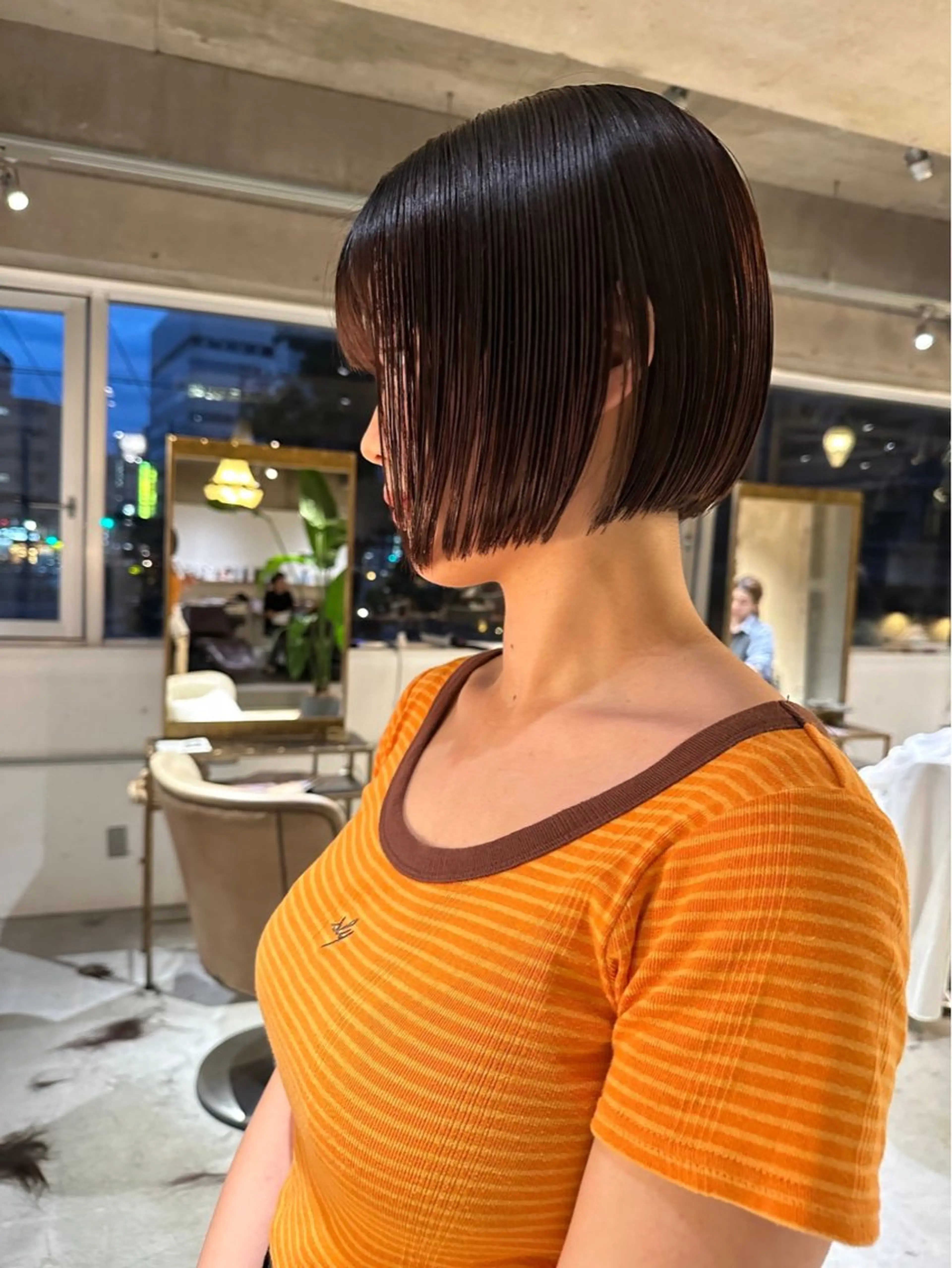 ショート ボブ 聖 来のヘアスタイル