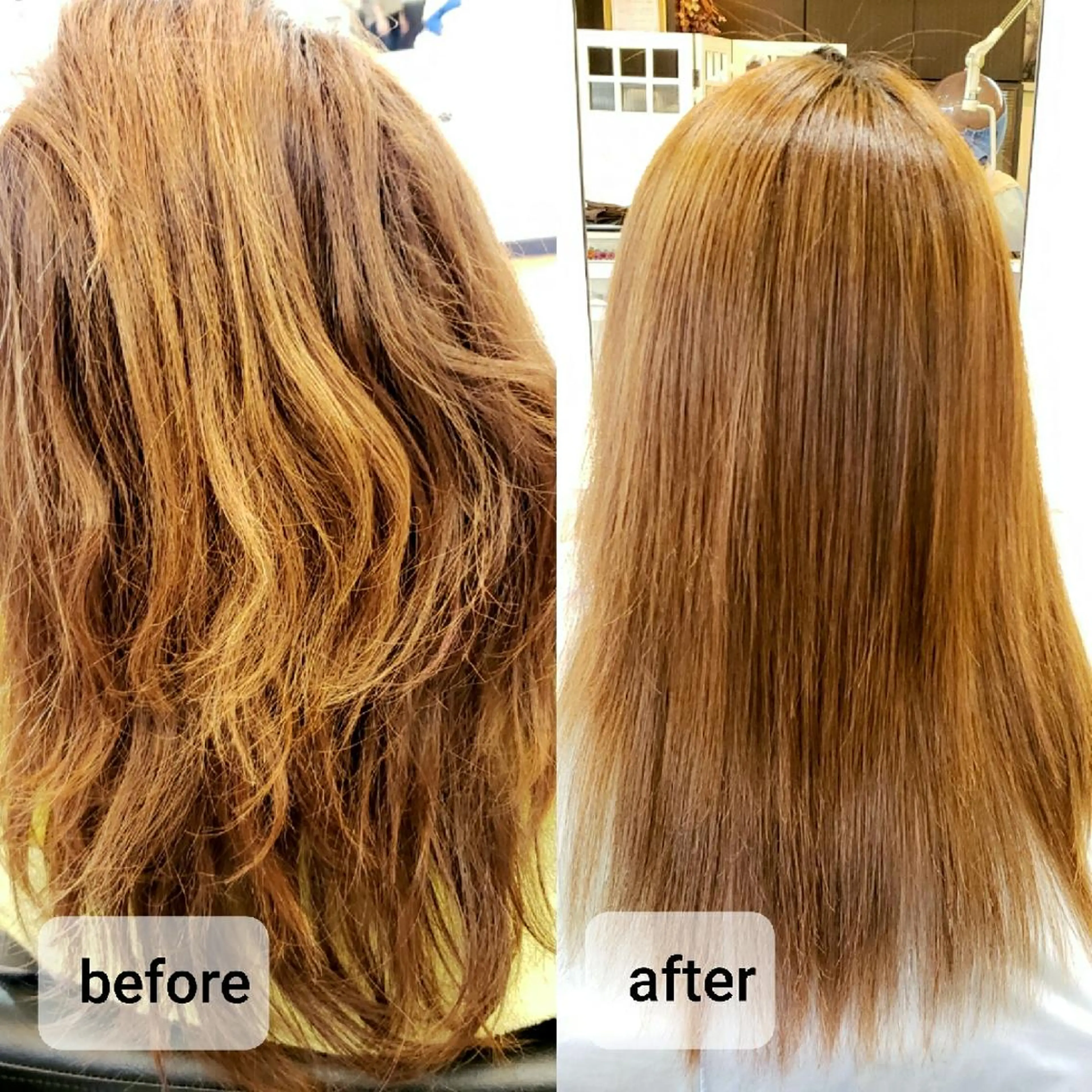 セミロング ヘアカラー トリートメント 髪質改善講師監修 ZEROのヘアスタイル