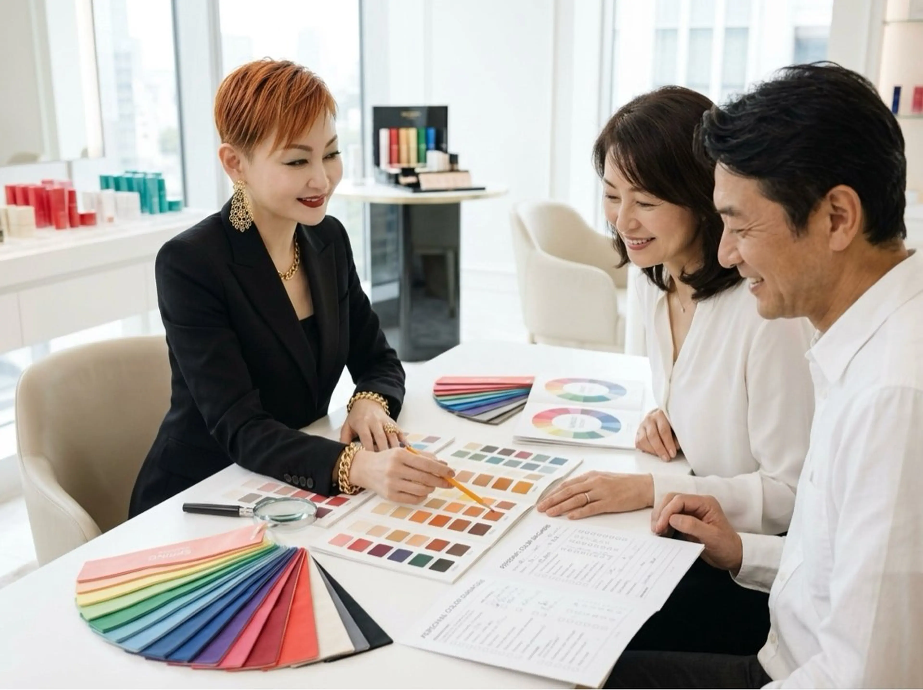 ★人気★【似合うを追求】顔タイプ診断®＋ベストカラー診断(EIGHT COLOR)＋骨格診断セットの写真