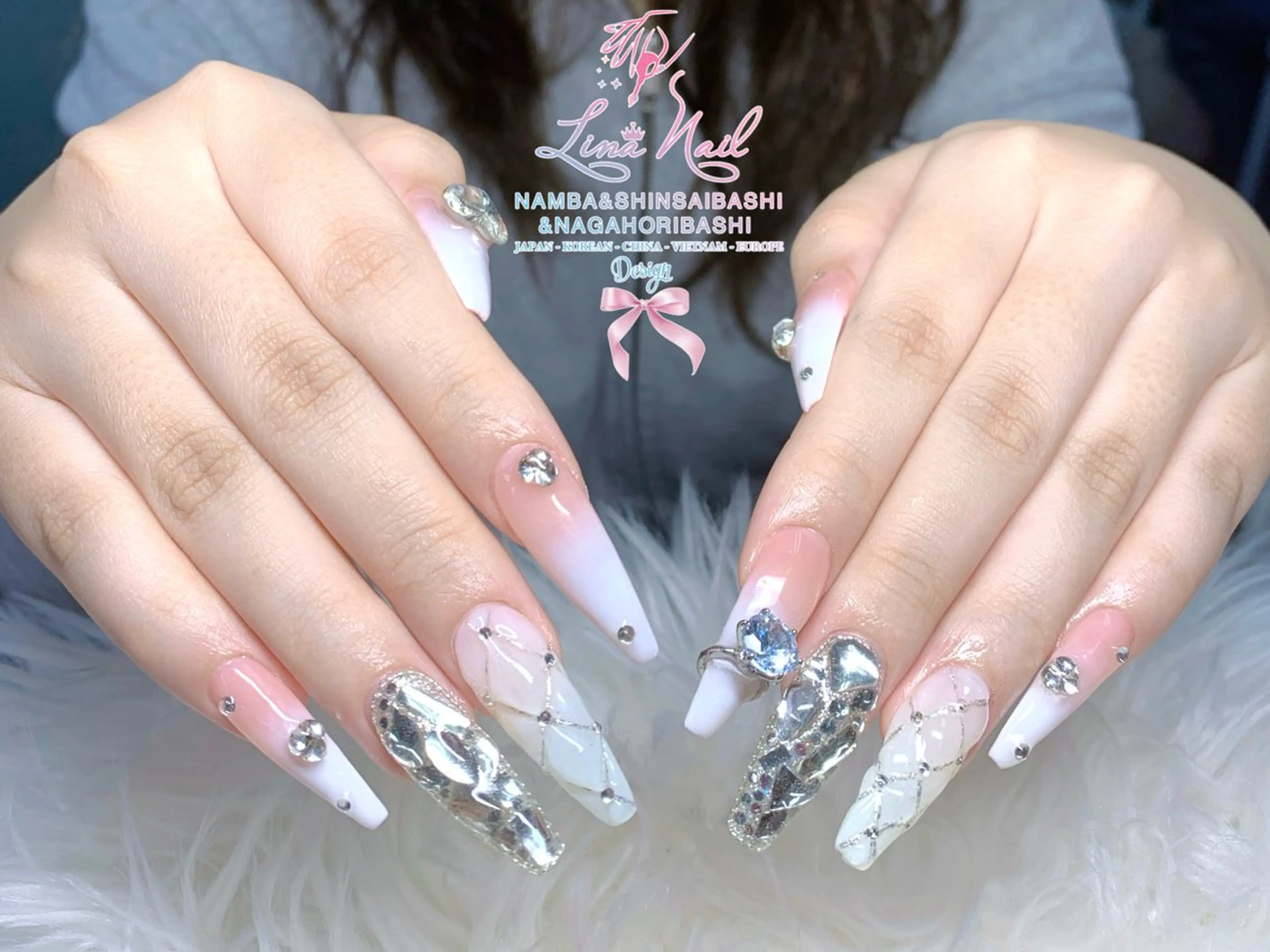 ネイル フットネイル ジェルネイル 持ち込み ネイルチップ ハンドネイル リナネイル 長堀橋店／東心斎橋店のネイルデザイン