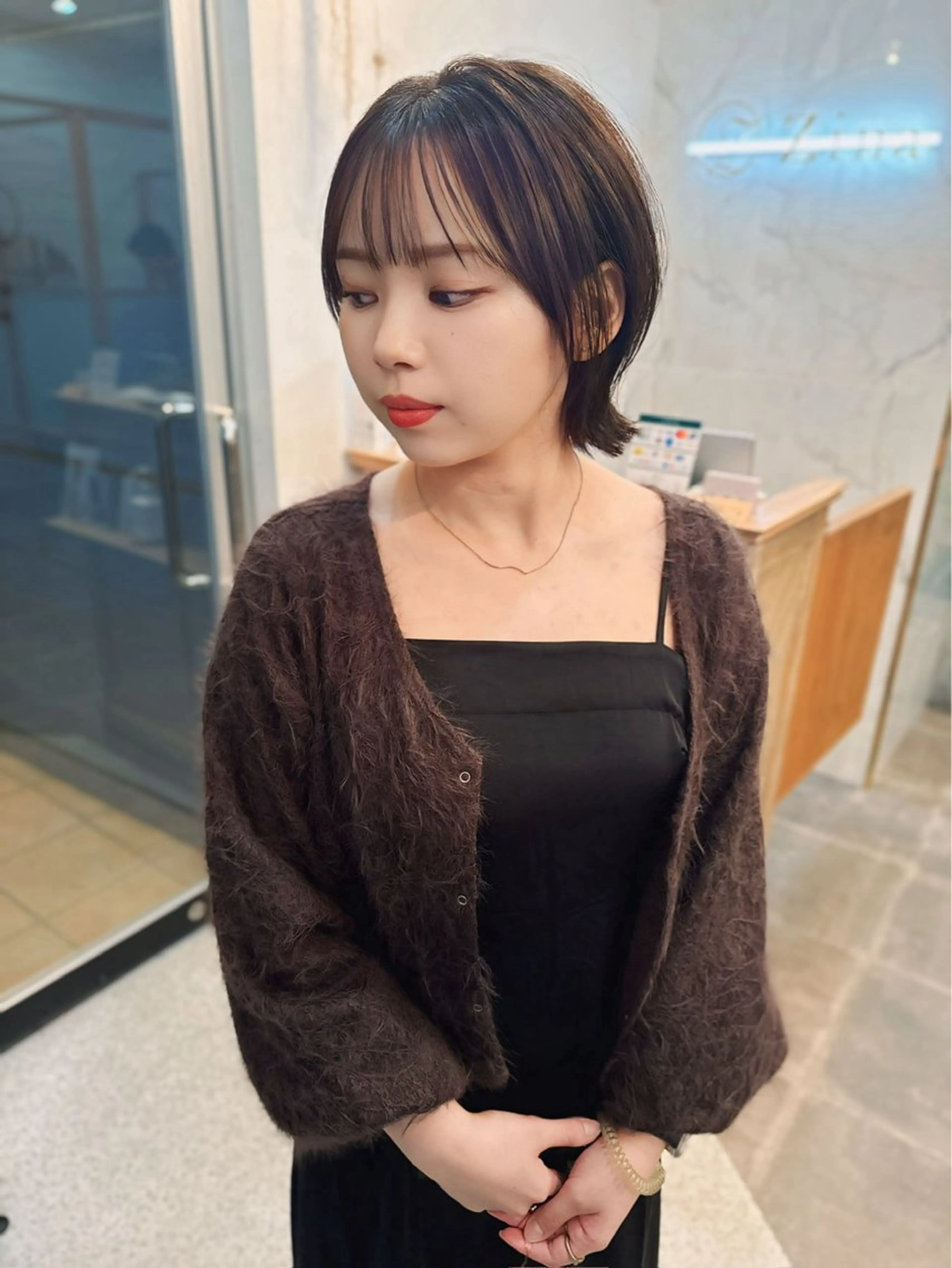 ミディアム Zina 千早店 藤 辰也のヘアスタイル