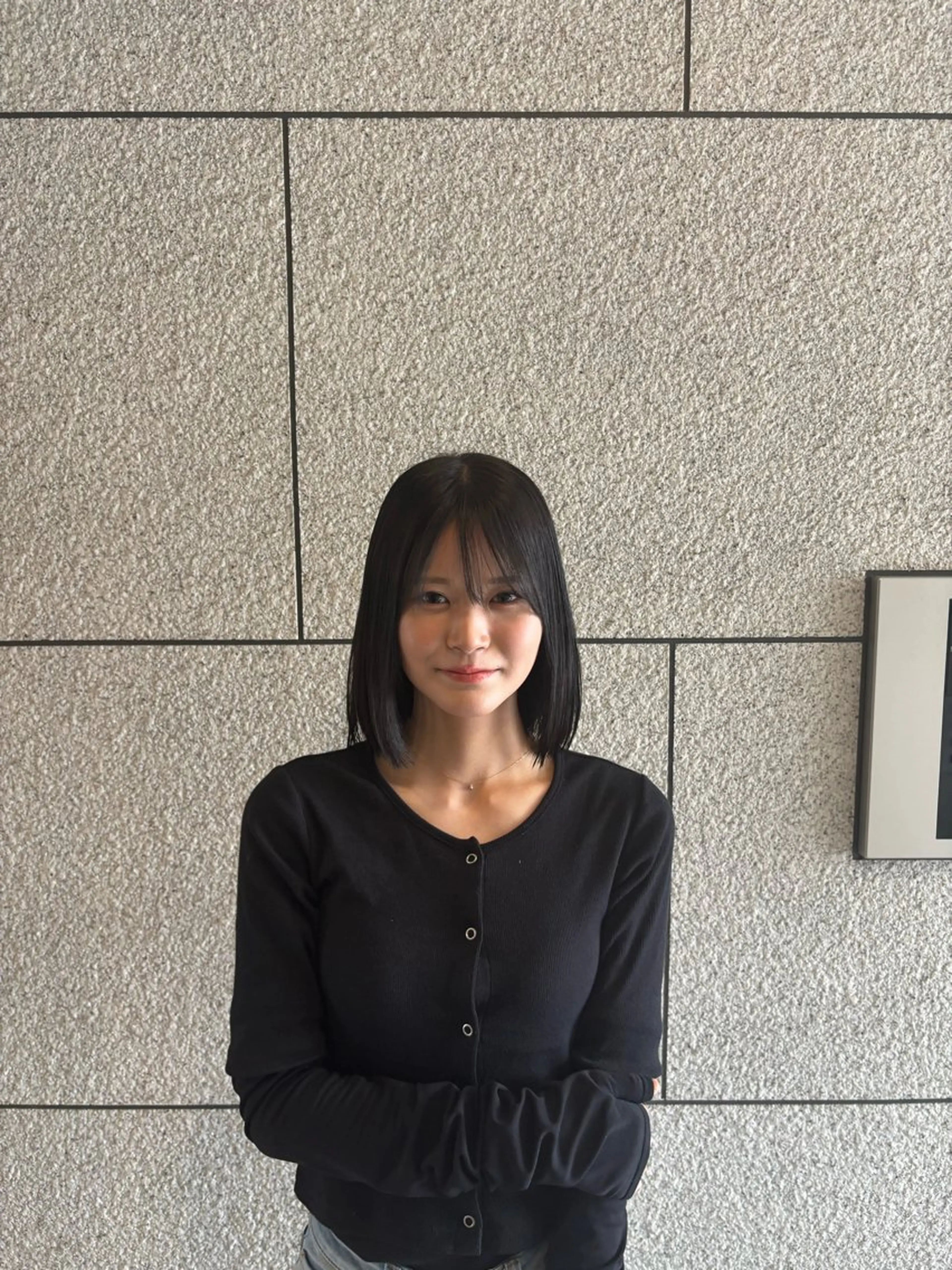 カラー 黒髪 📍奈良/ 佐藤有哉のヘアスタイル