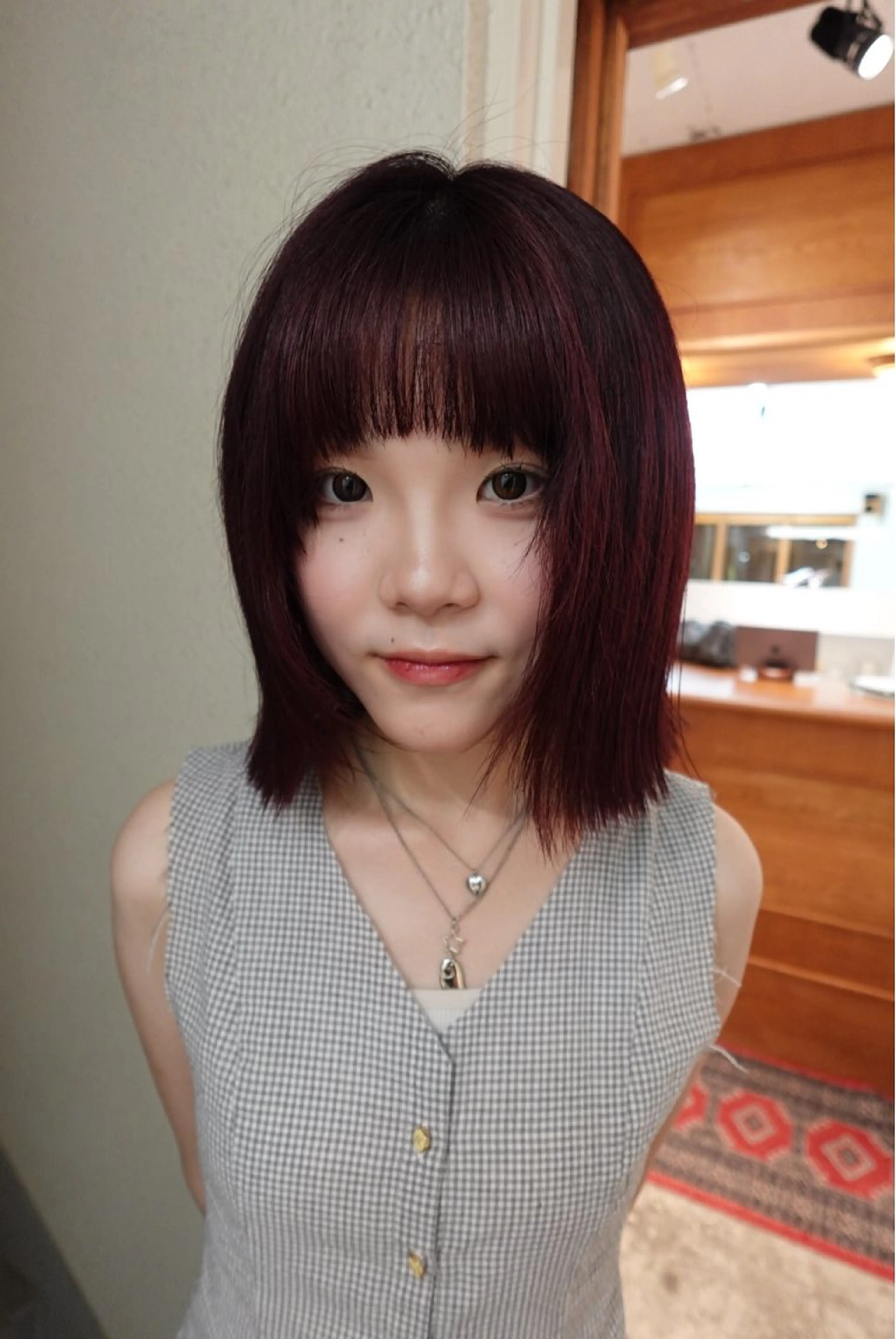 カラー Non/立川/暖色 🌏艶髪/Aujuaのヘアスタイル