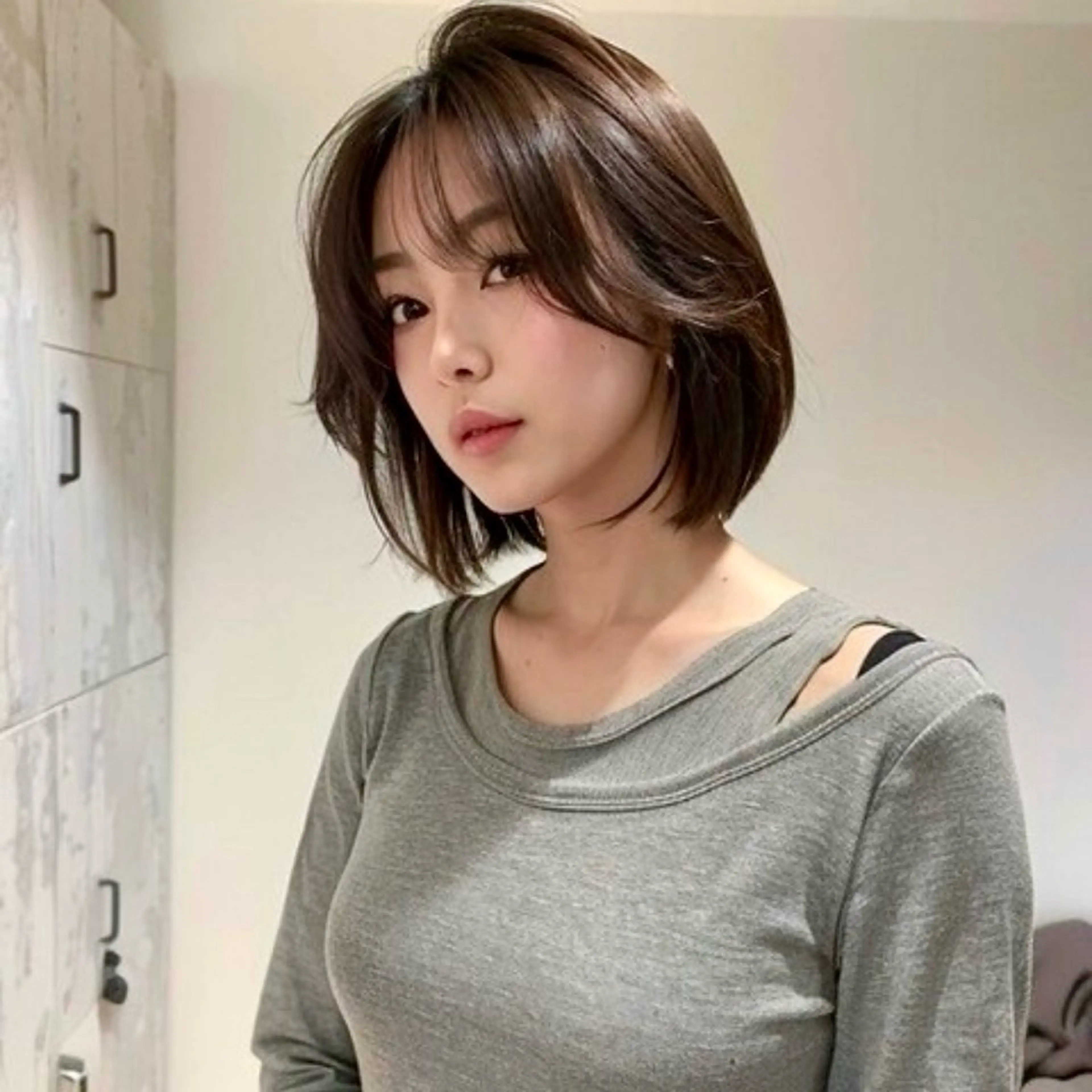 ショート MAO🖤レイヤー /髪質改善カラーのヘアスタイル