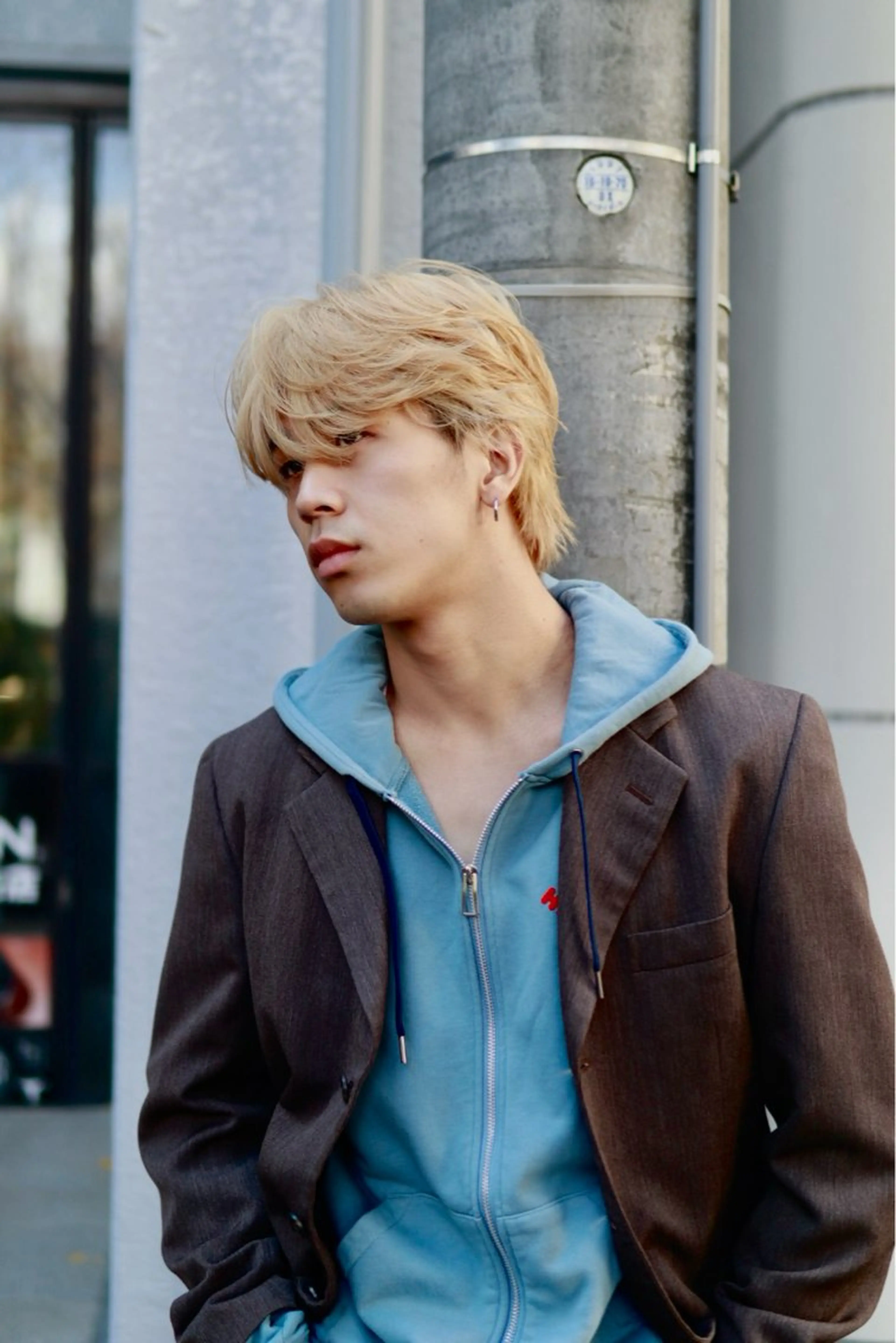 カラー メンズ あずまりんの/メンズ /ブリーチ特化のヘアスタイル