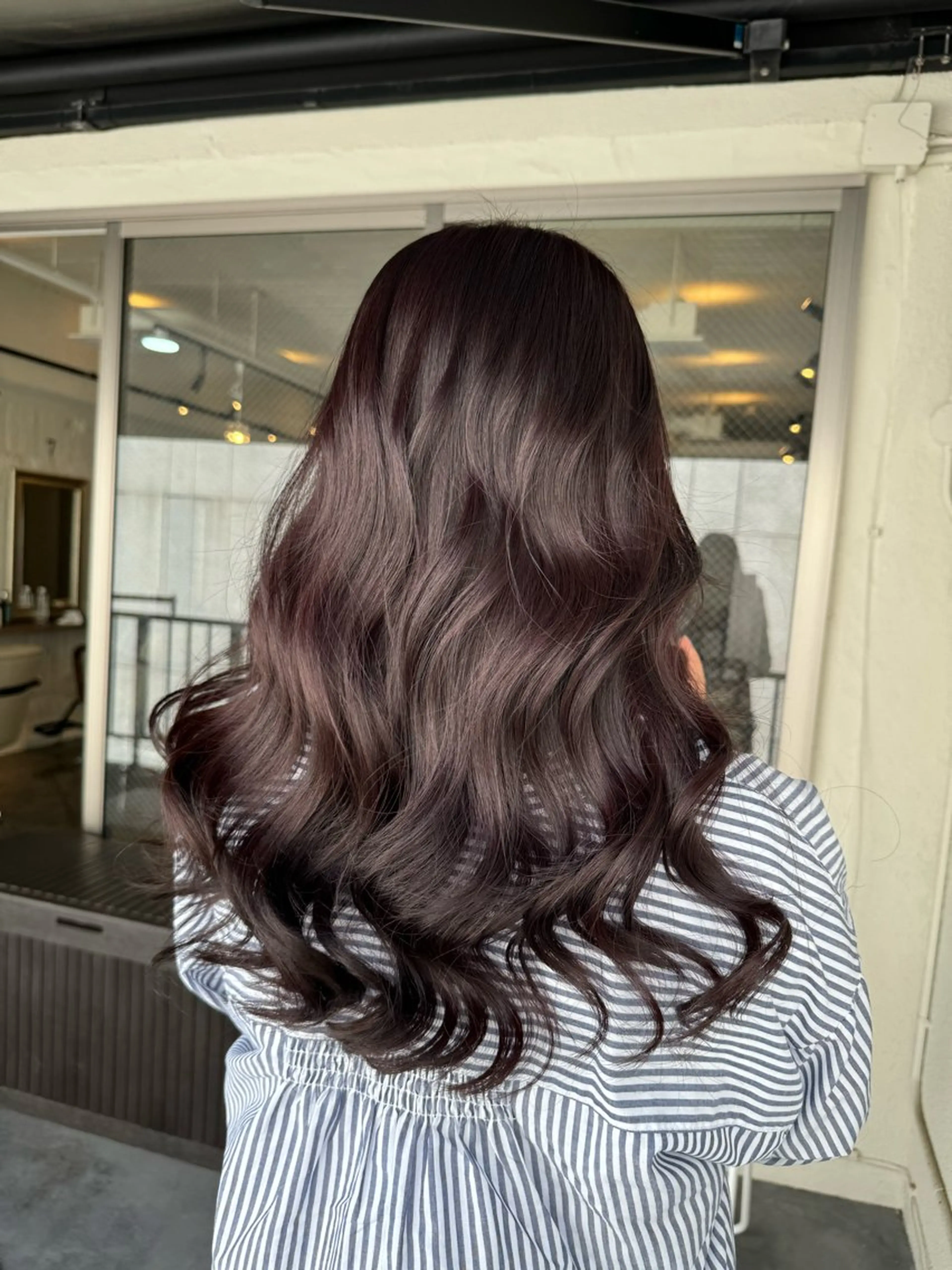 ロング カラー ボルドーカラー 🌷MAYU 🌷のヘアスタイル