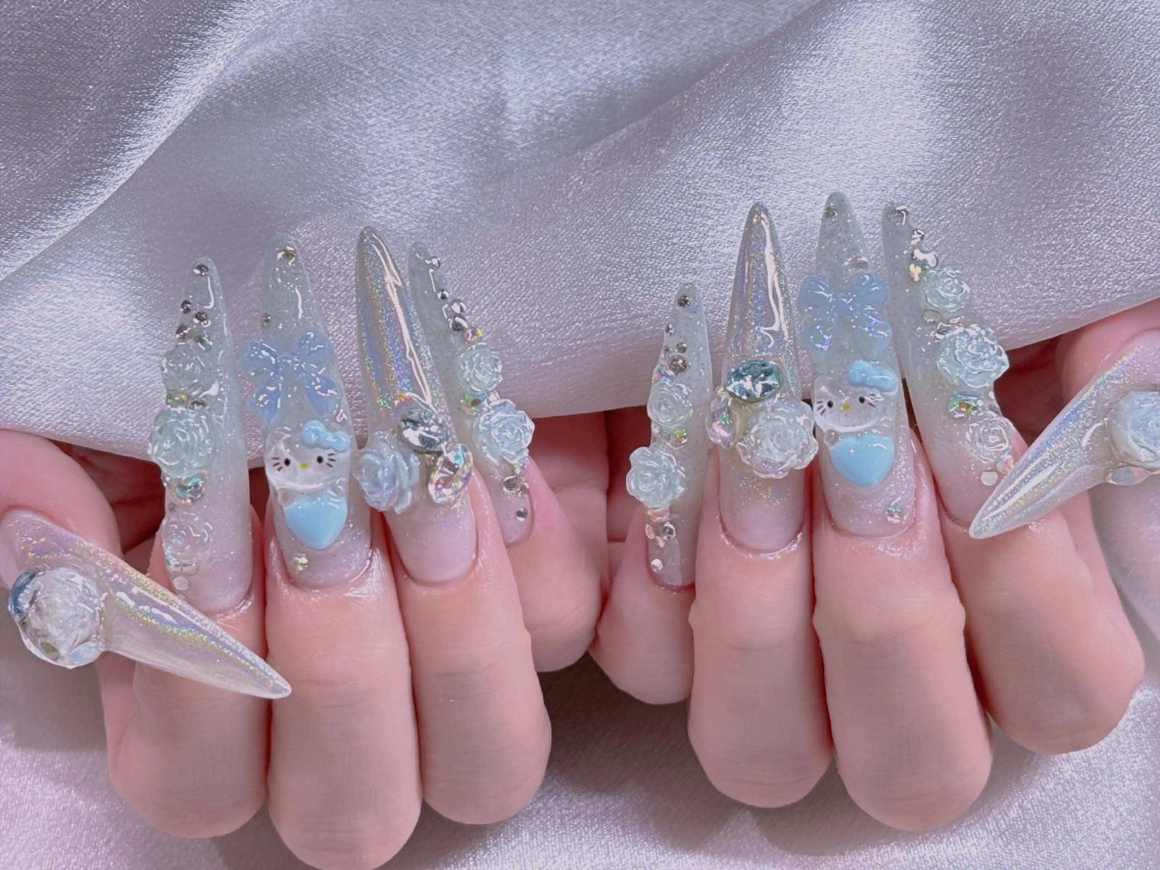 ネイル ハンドネイル 長さだし専門店 M2　rikaのネイルデザイン