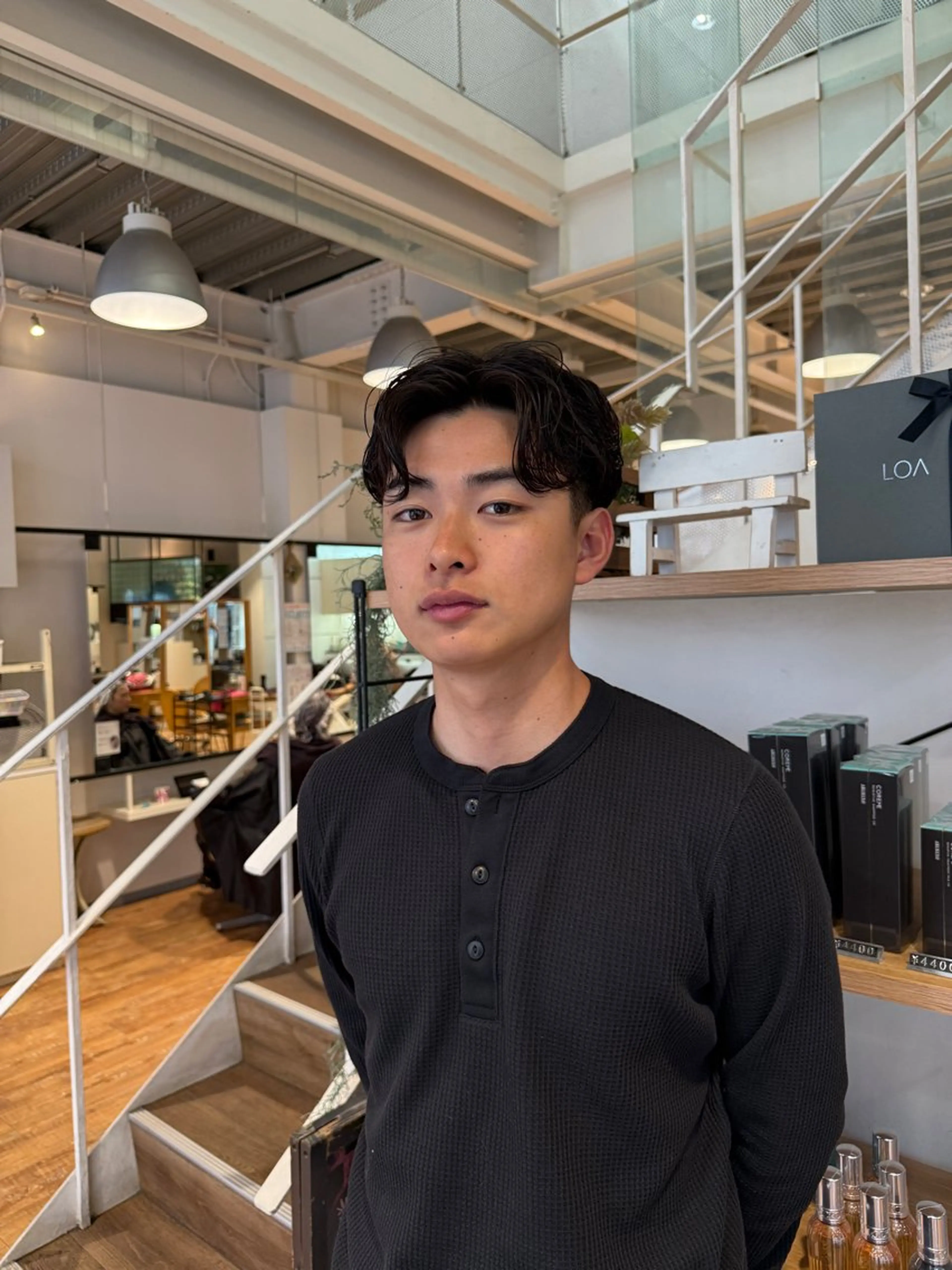 メンズ メンズパーマ モデル募集✨ YUTOのヘアスタイル